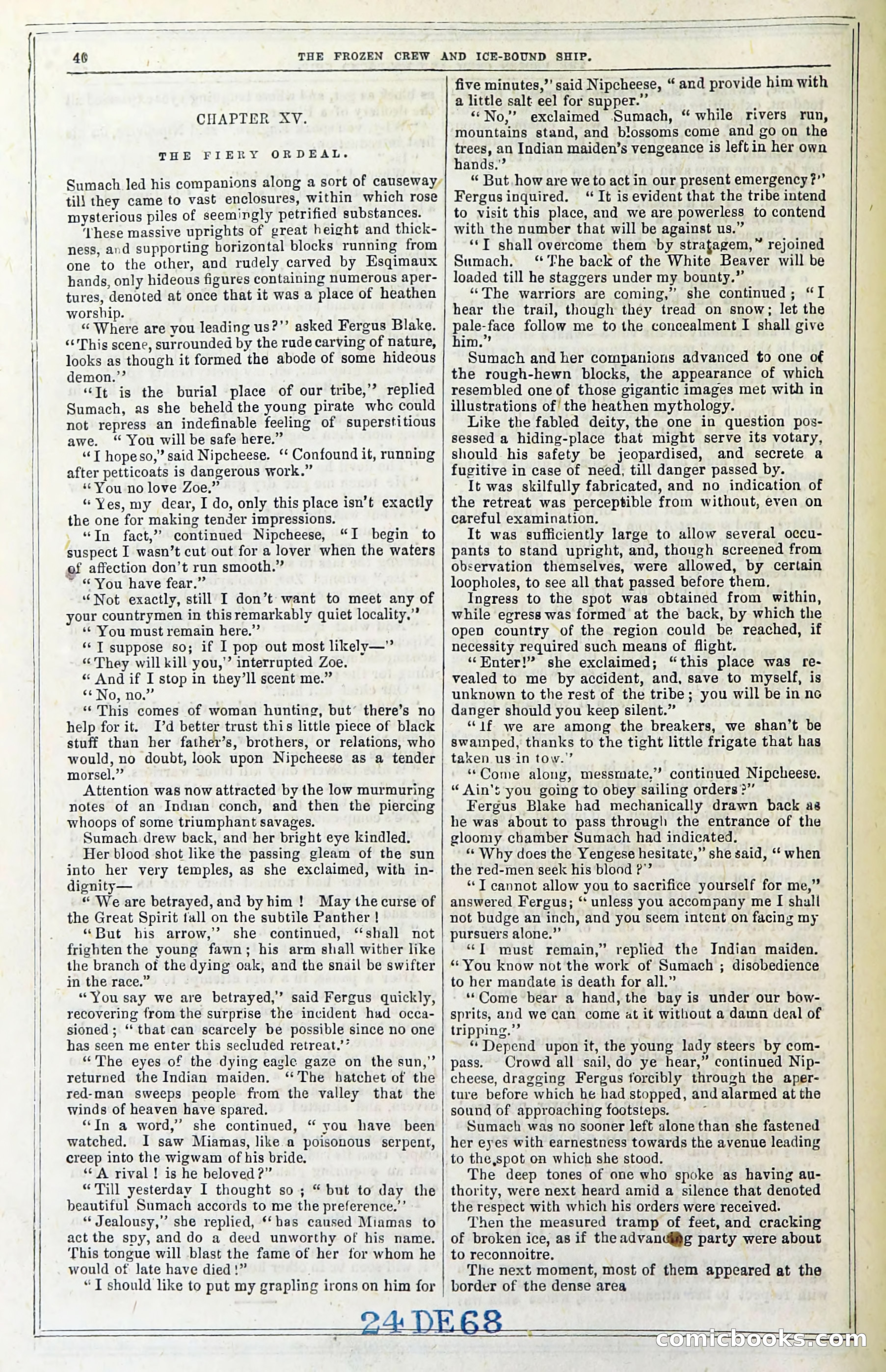 The Frozen Crew Of The Ice-Bound Ship; Or, Terrors Of The Arctic Region — page 48 of 98