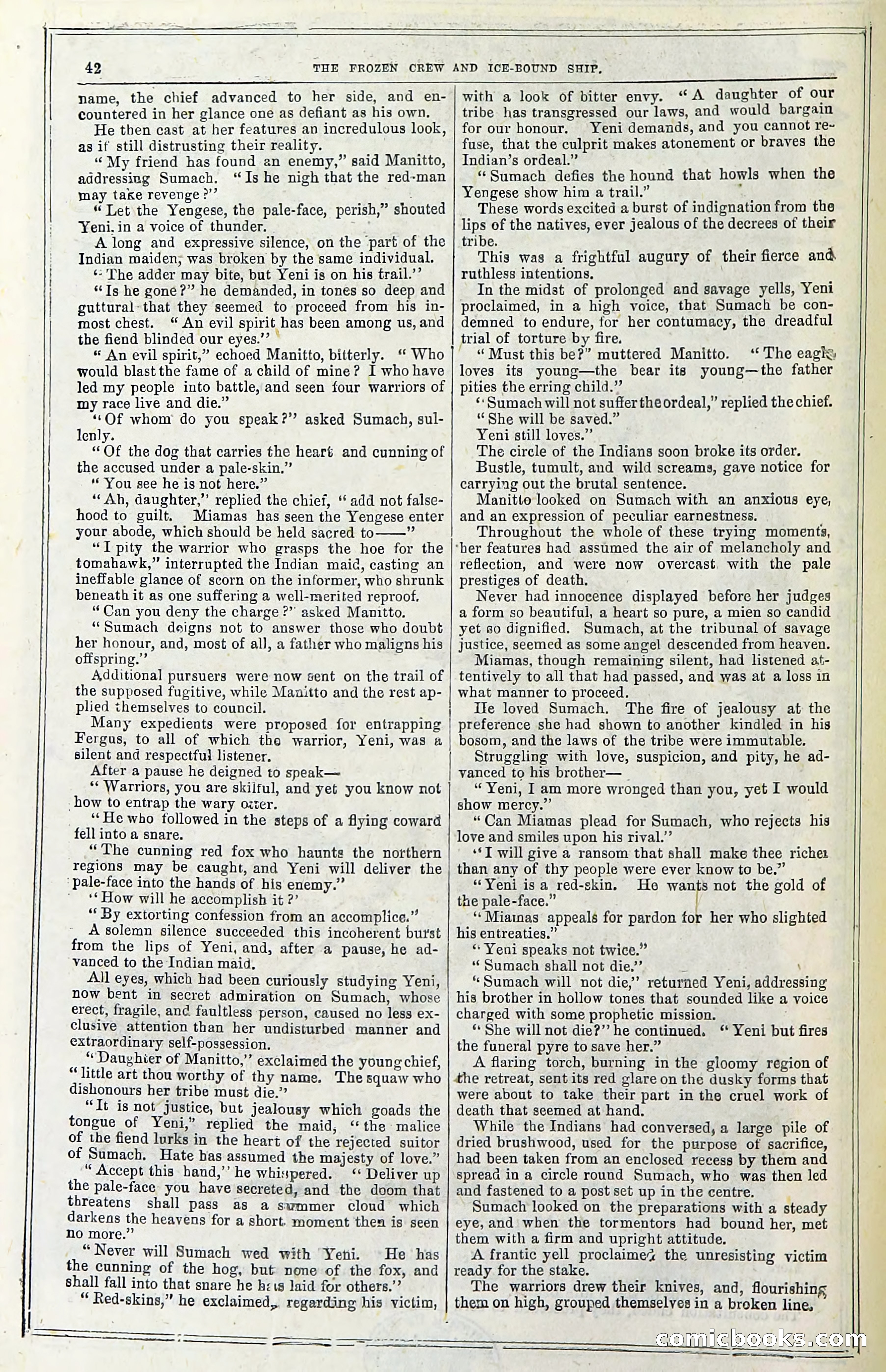 The Frozen Crew Of The Ice-Bound Ship; Or, Terrors Of The Arctic Region — page 52 of 98