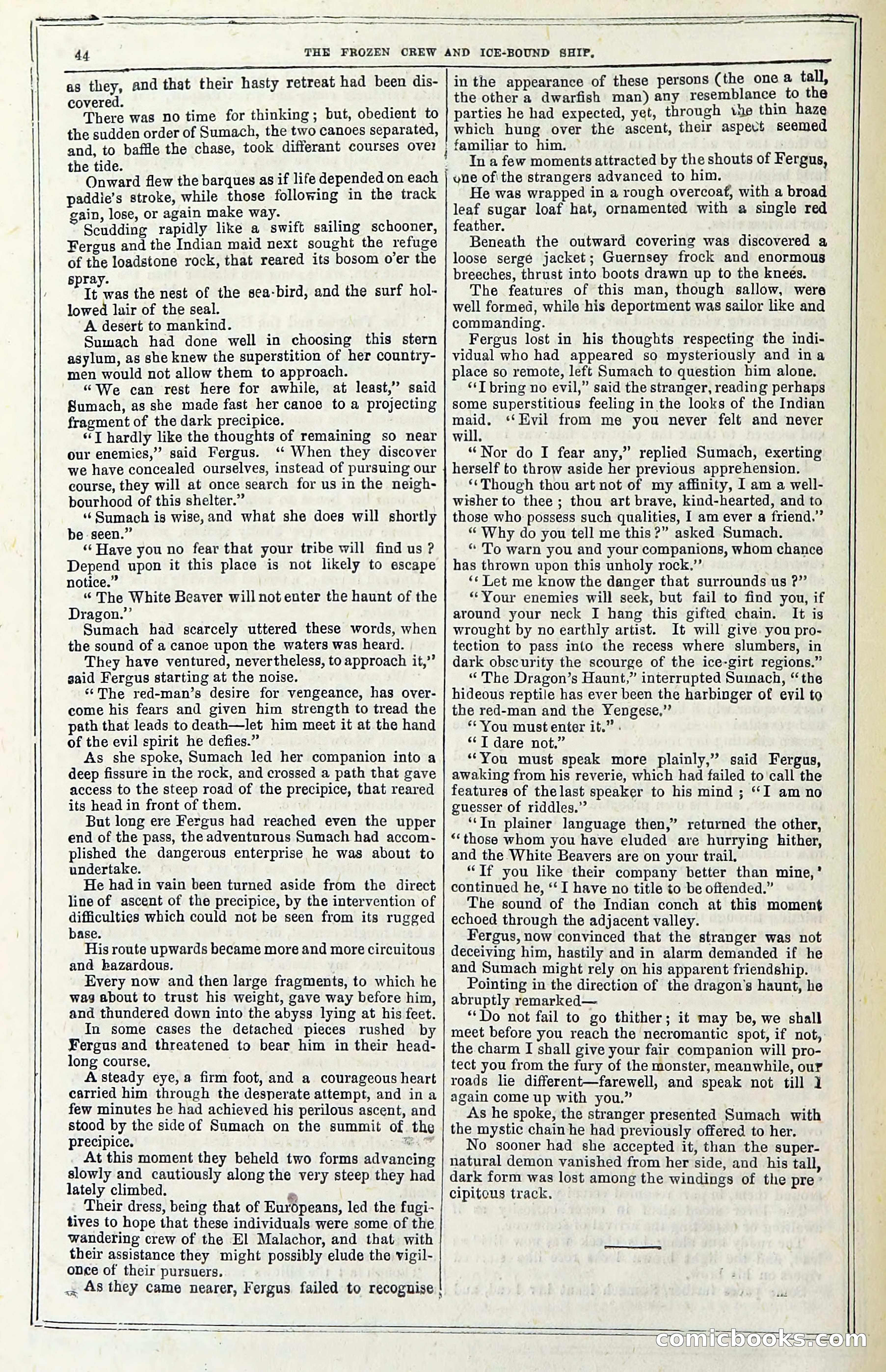 The Frozen Crew Of The Ice-Bound Ship; Or, Terrors Of The Arctic Region — page 54 of 98