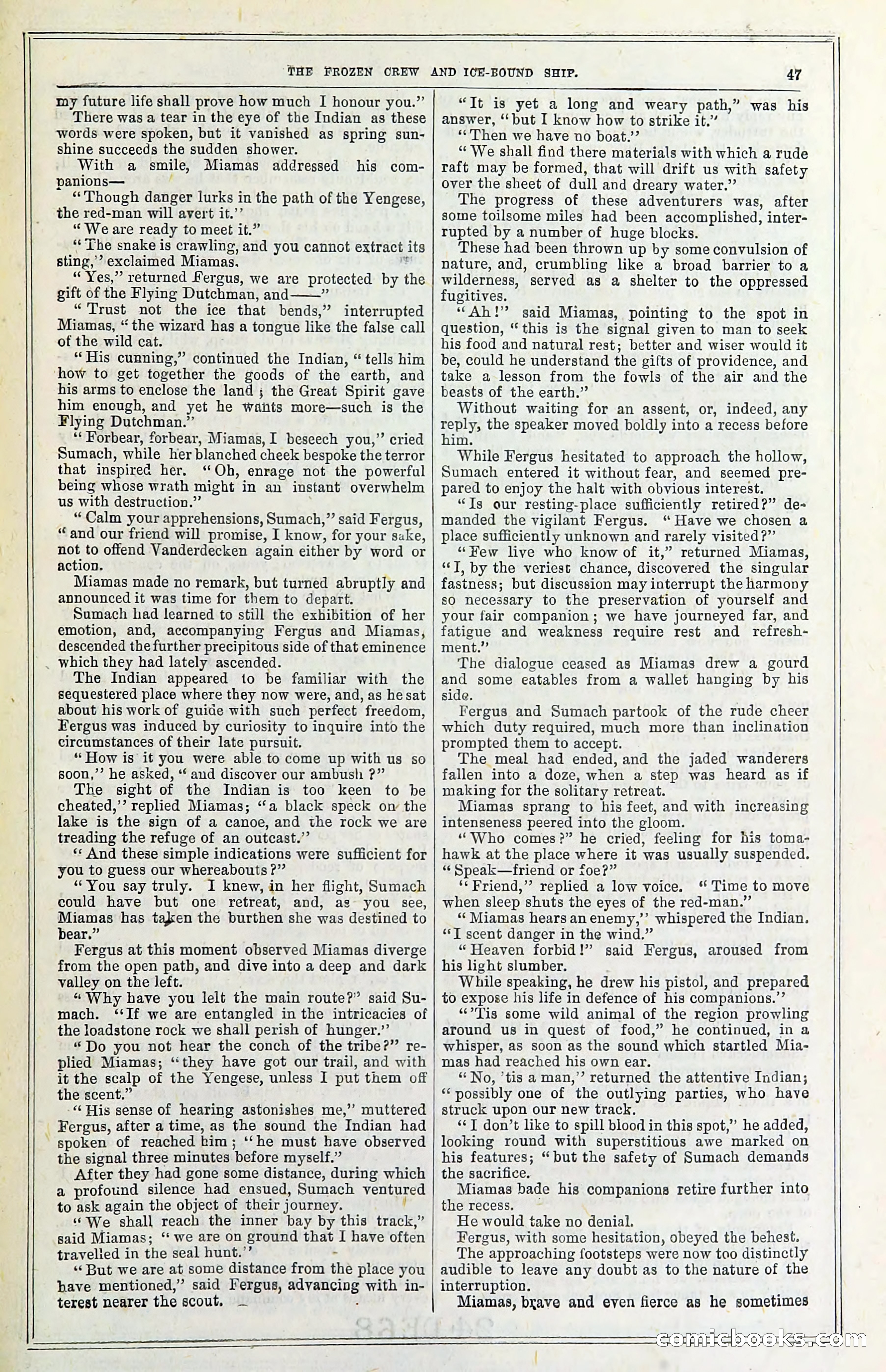 The Frozen Crew Of The Ice-Bound Ship; Or, Terrors Of The Arctic Region — page 57 of 98