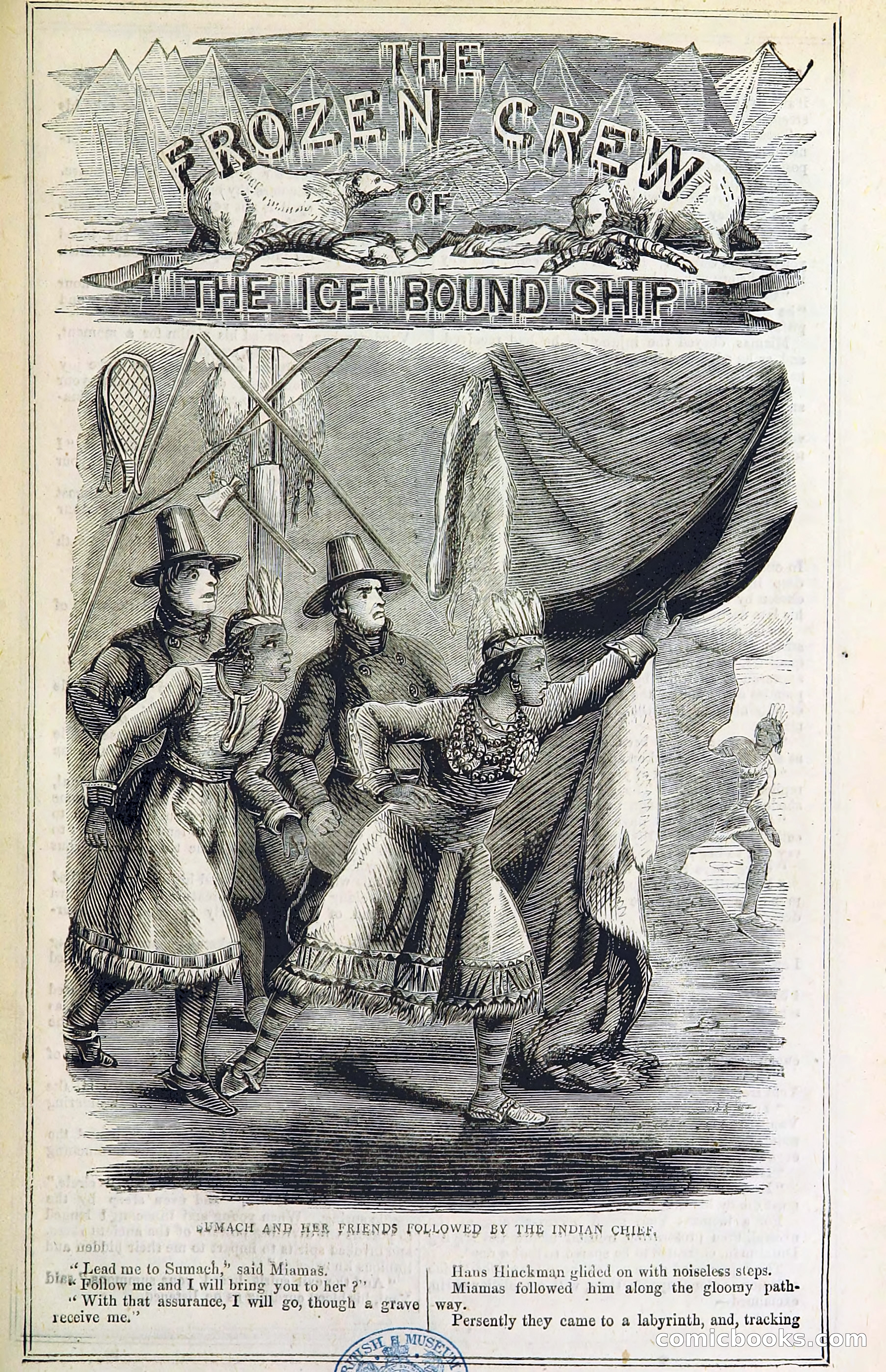 The Frozen Crew Of The Ice-Bound Ship; Or, Terrors Of The Arctic Region — page 59 of 98