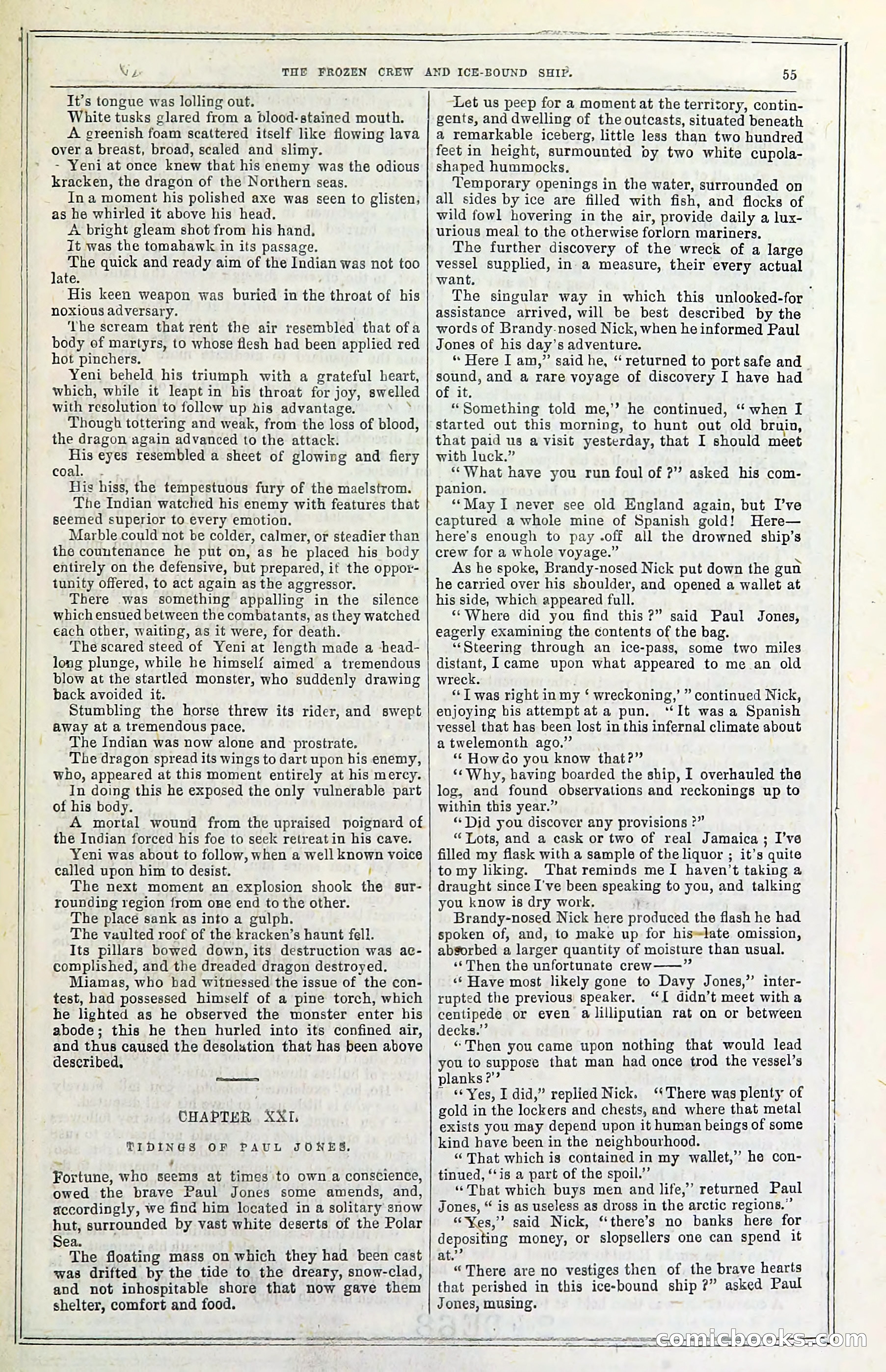 The Frozen Crew Of The Ice-Bound Ship; Or, Terrors Of The Arctic Region — page 65 of 98