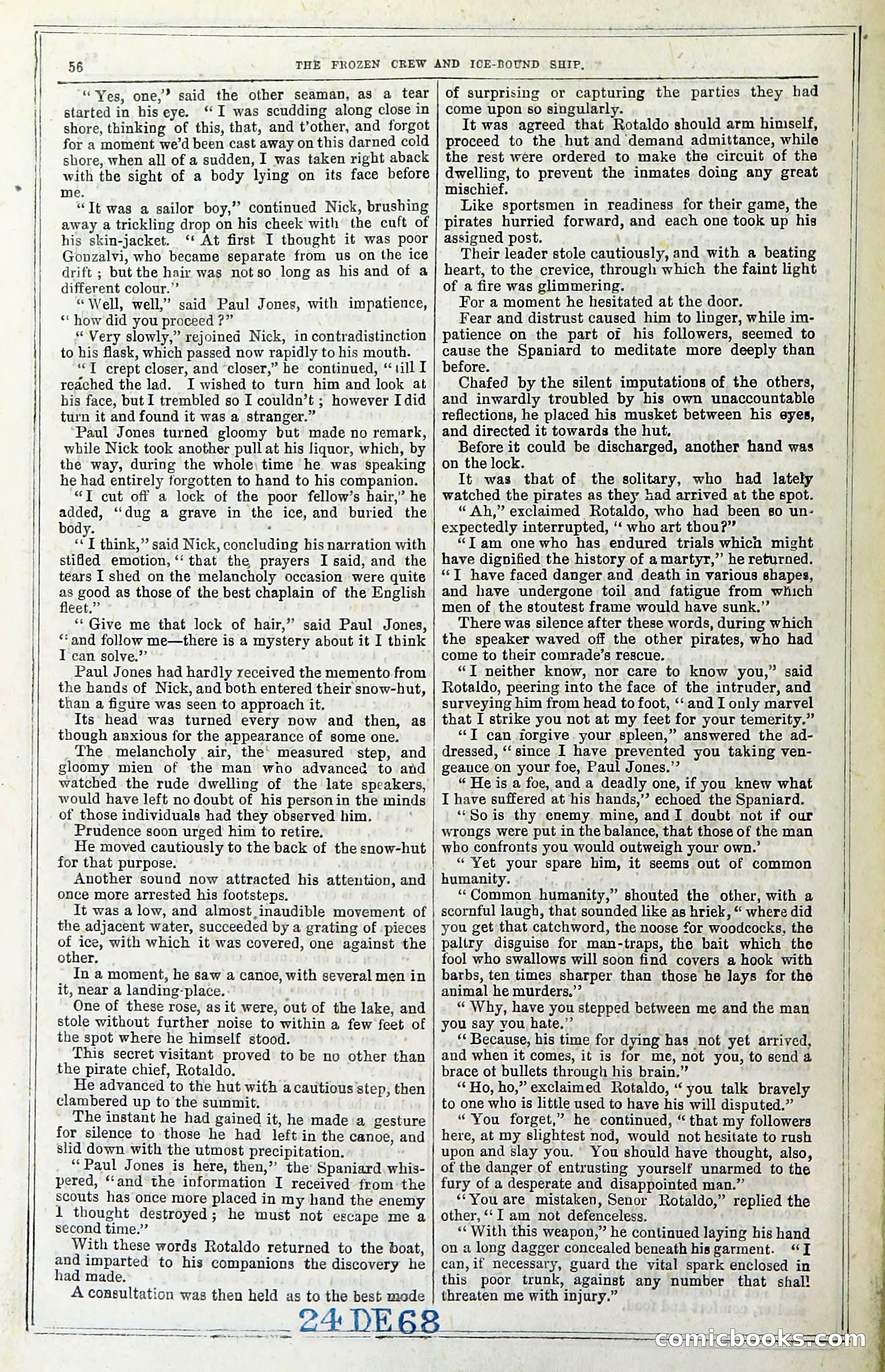 The Frozen Crew Of The Ice-Bound Ship; Or, Terrors Of The Arctic Region — page 66 of 98