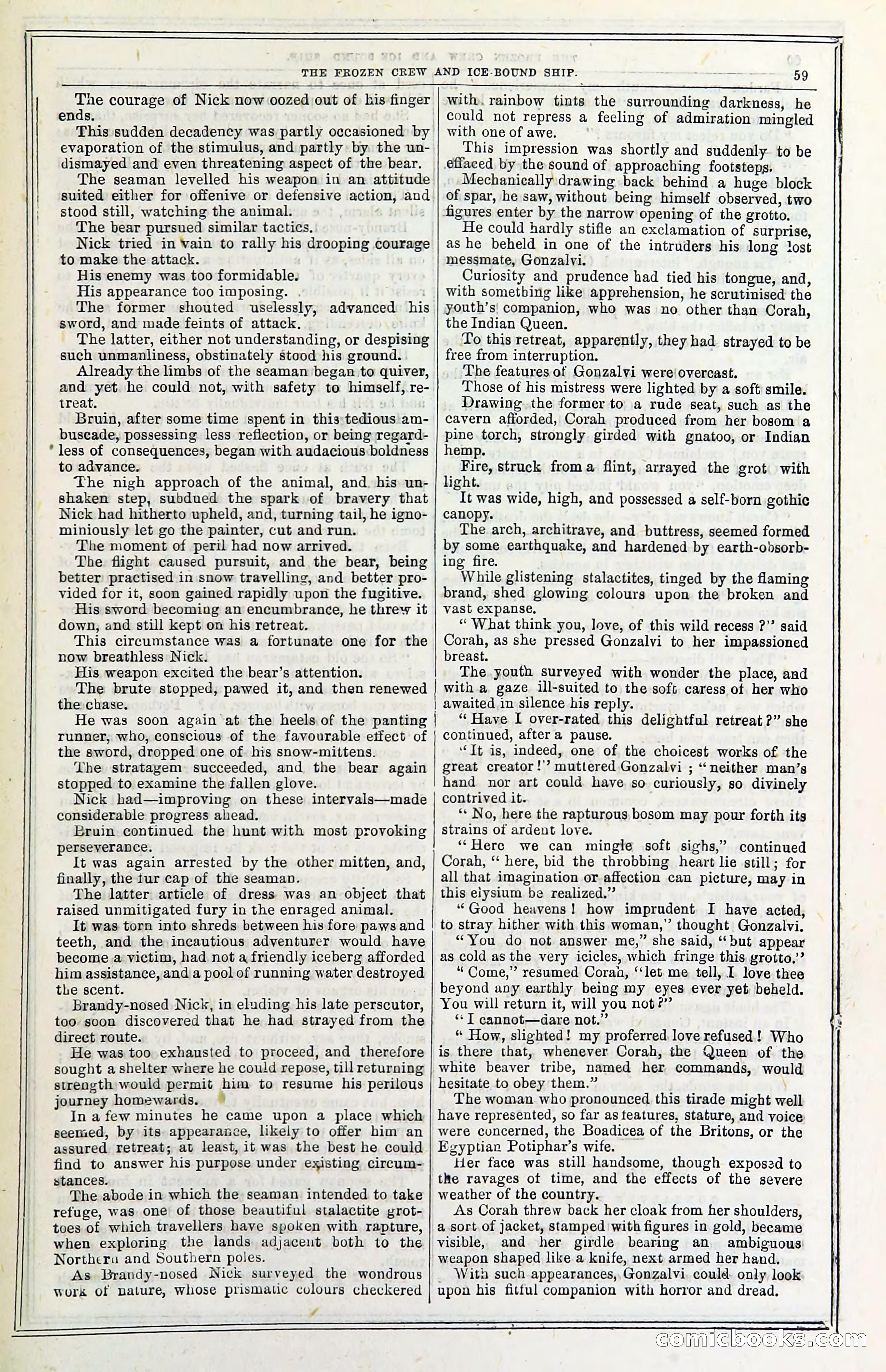 The Frozen Crew Of The Ice-Bound Ship; Or, Terrors Of The Arctic Region — page 69 of 98