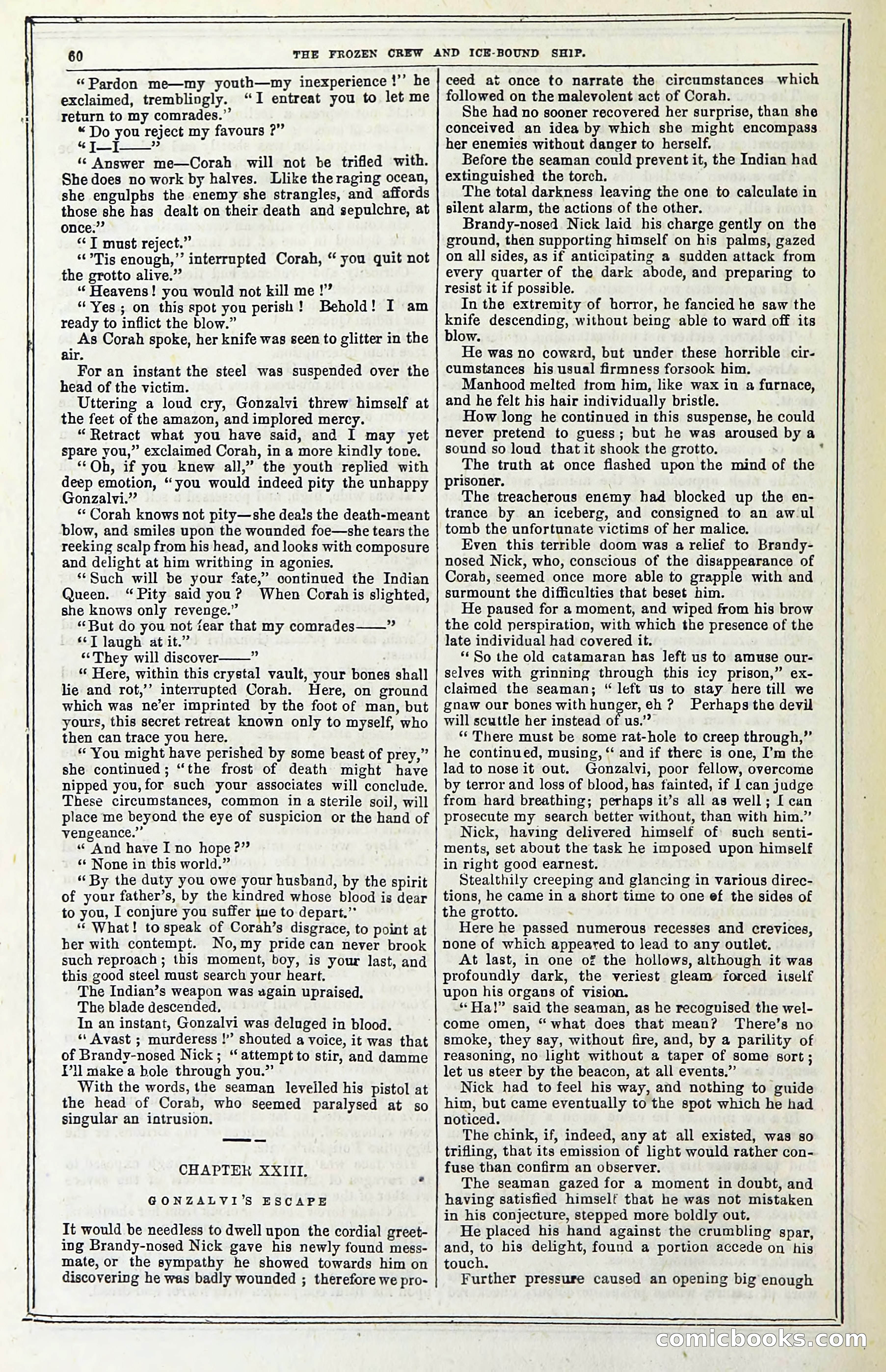The Frozen Crew Of The Ice-Bound Ship; Or, Terrors Of The Arctic Region — page 70 of 98