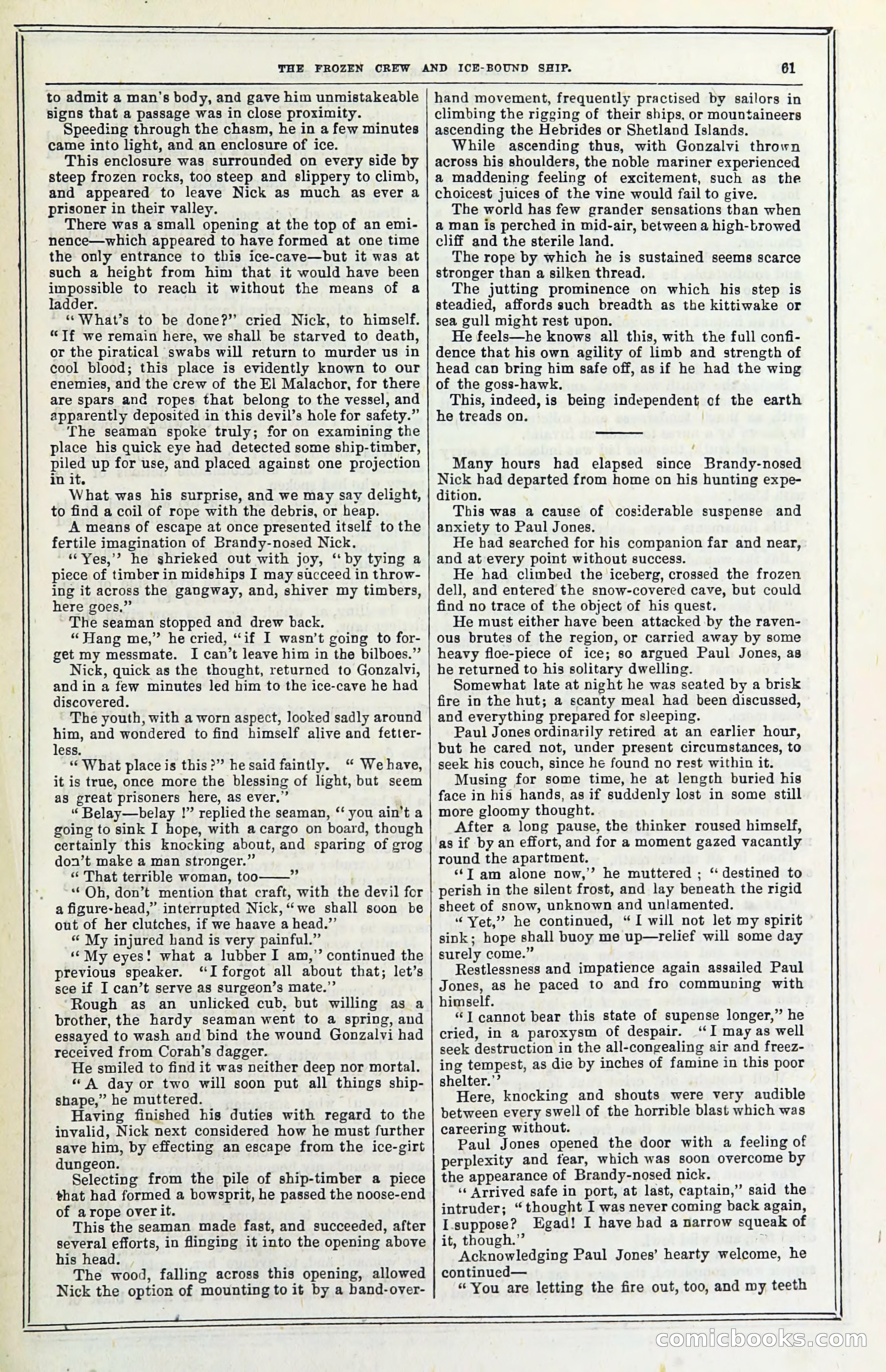 The Frozen Crew Of The Ice-Bound Ship; Or, Terrors Of The Arctic Region — page 71 of 98