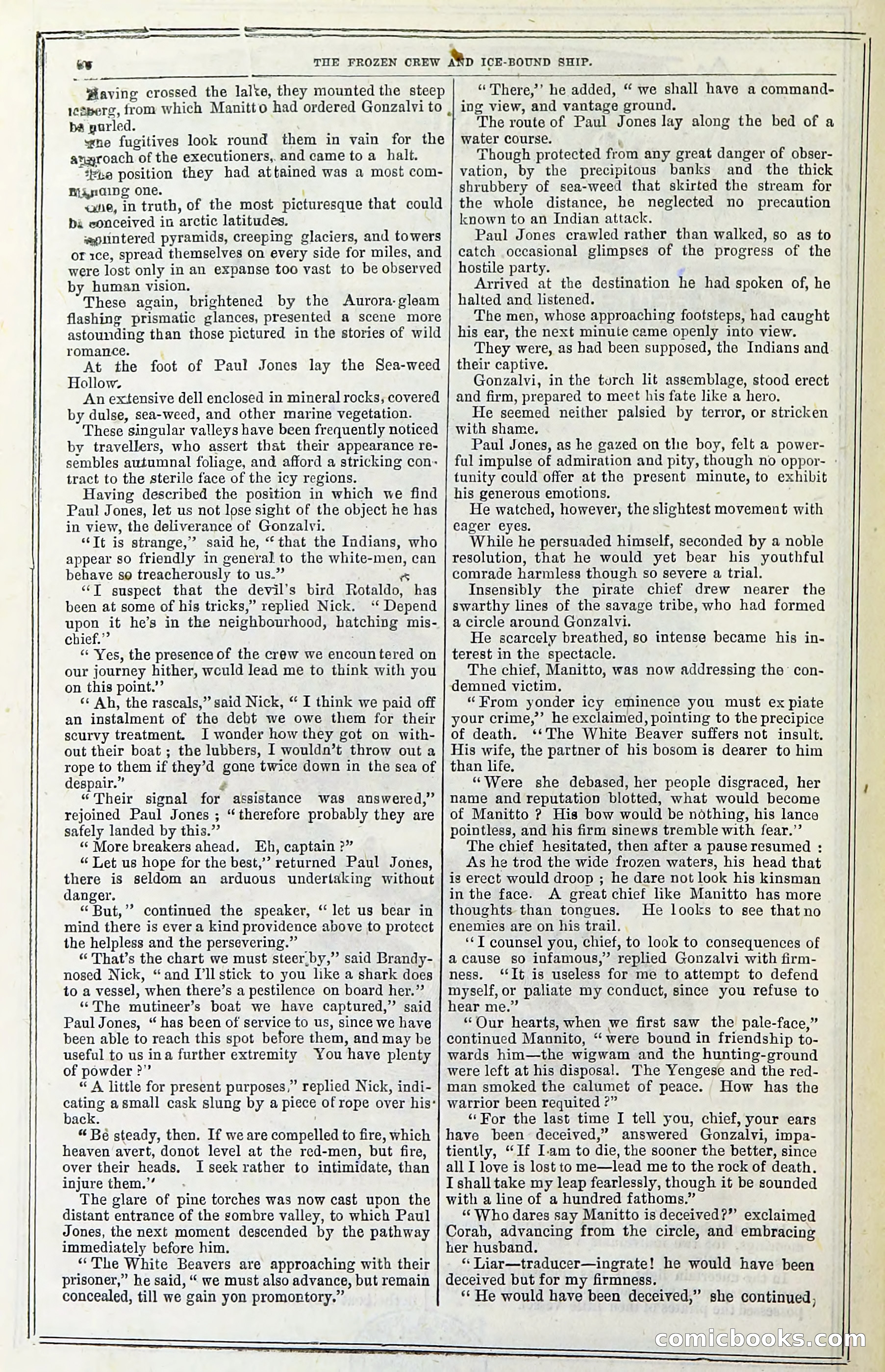 The Frozen Crew Of The Ice-Bound Ship; Or, Terrors Of The Arctic Region — page 76 of 98