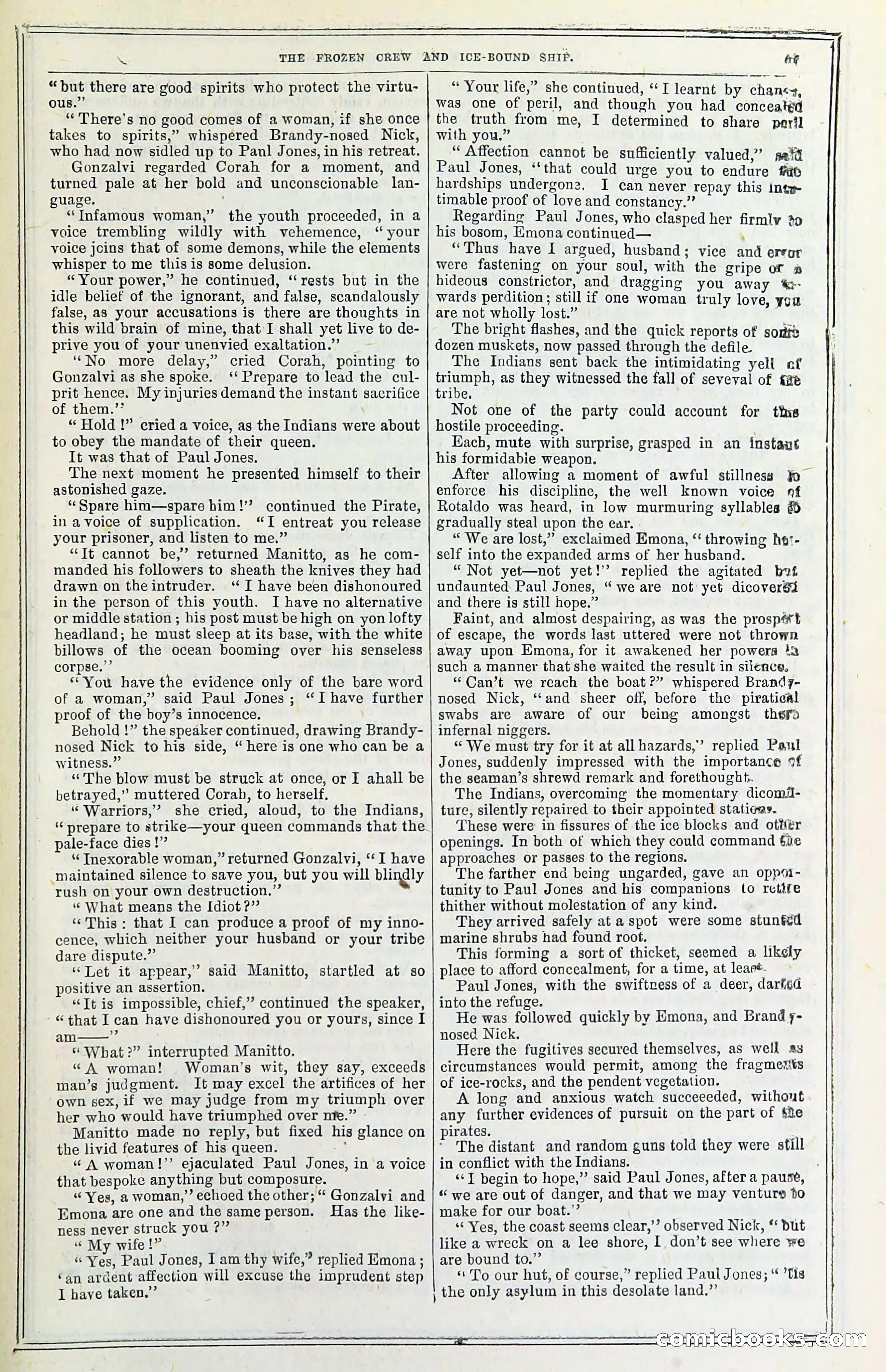 The Frozen Crew Of The Ice-Bound Ship; Or, Terrors Of The Arctic Region — page 77 of 98