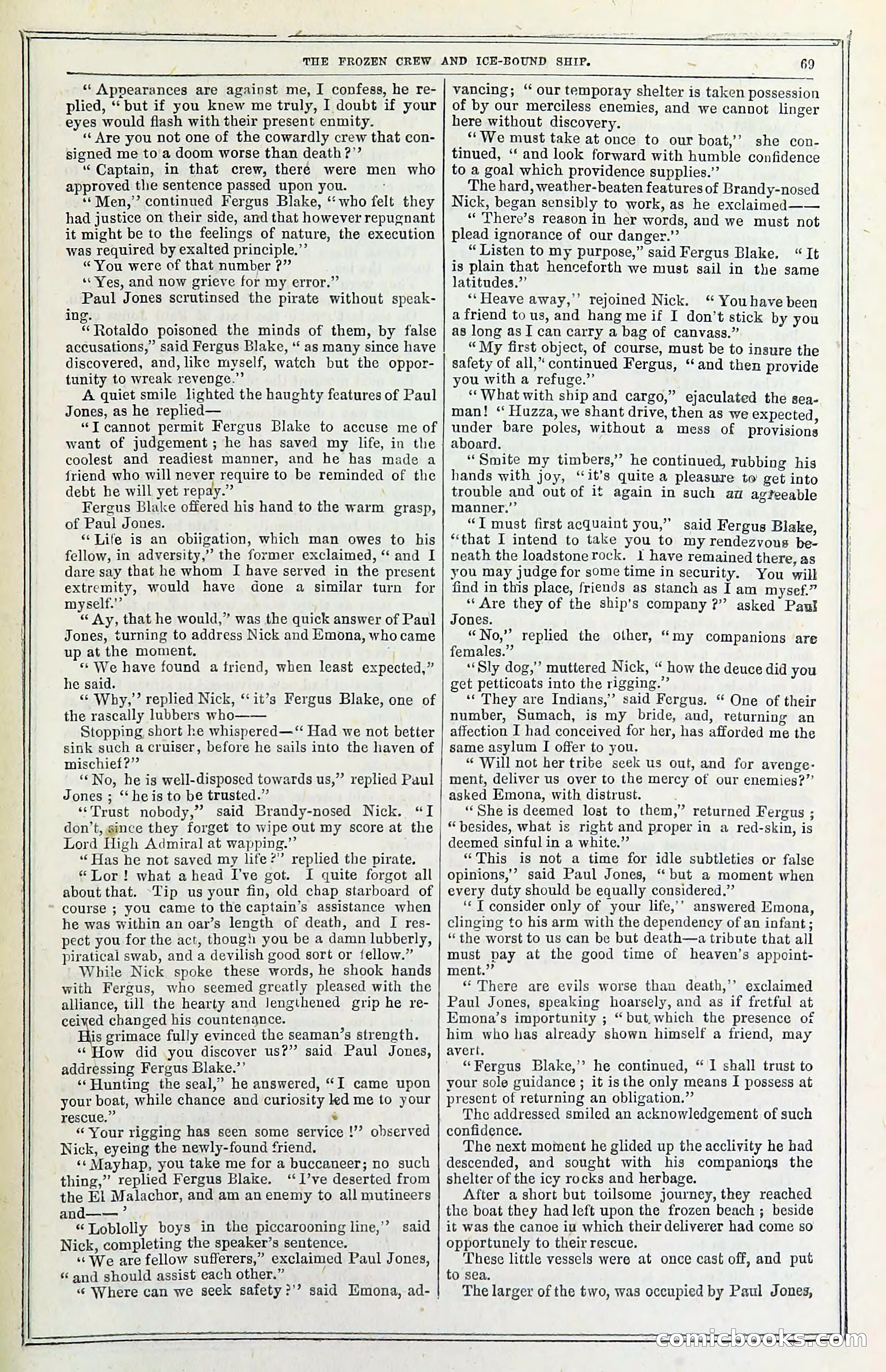 The Frozen Crew Of The Ice-Bound Ship; Or, Terrors Of The Arctic Region — page 79 of 98