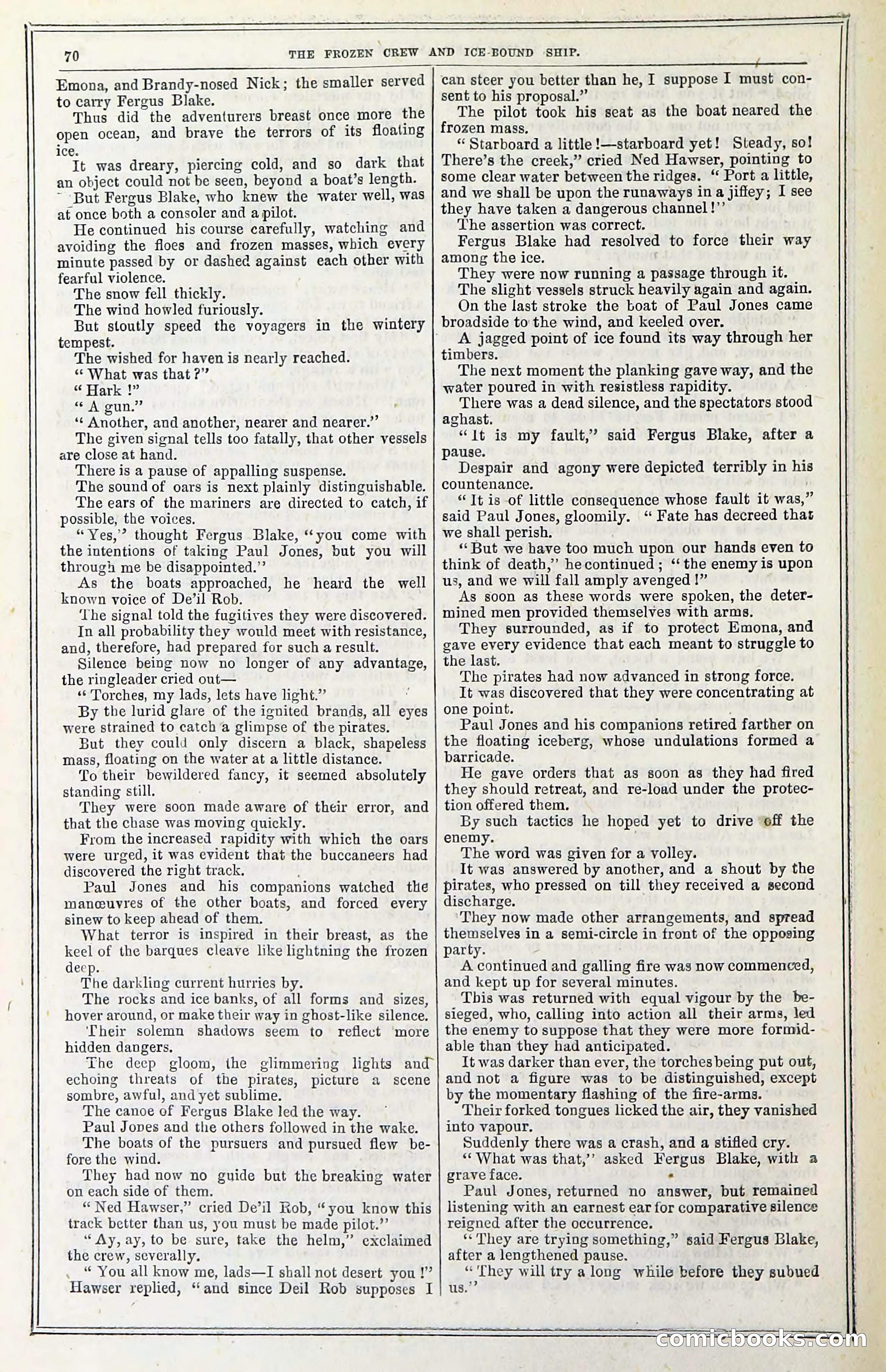 The Frozen Crew Of The Ice-Bound Ship; Or, Terrors Of The Arctic Region — page 80 of 98