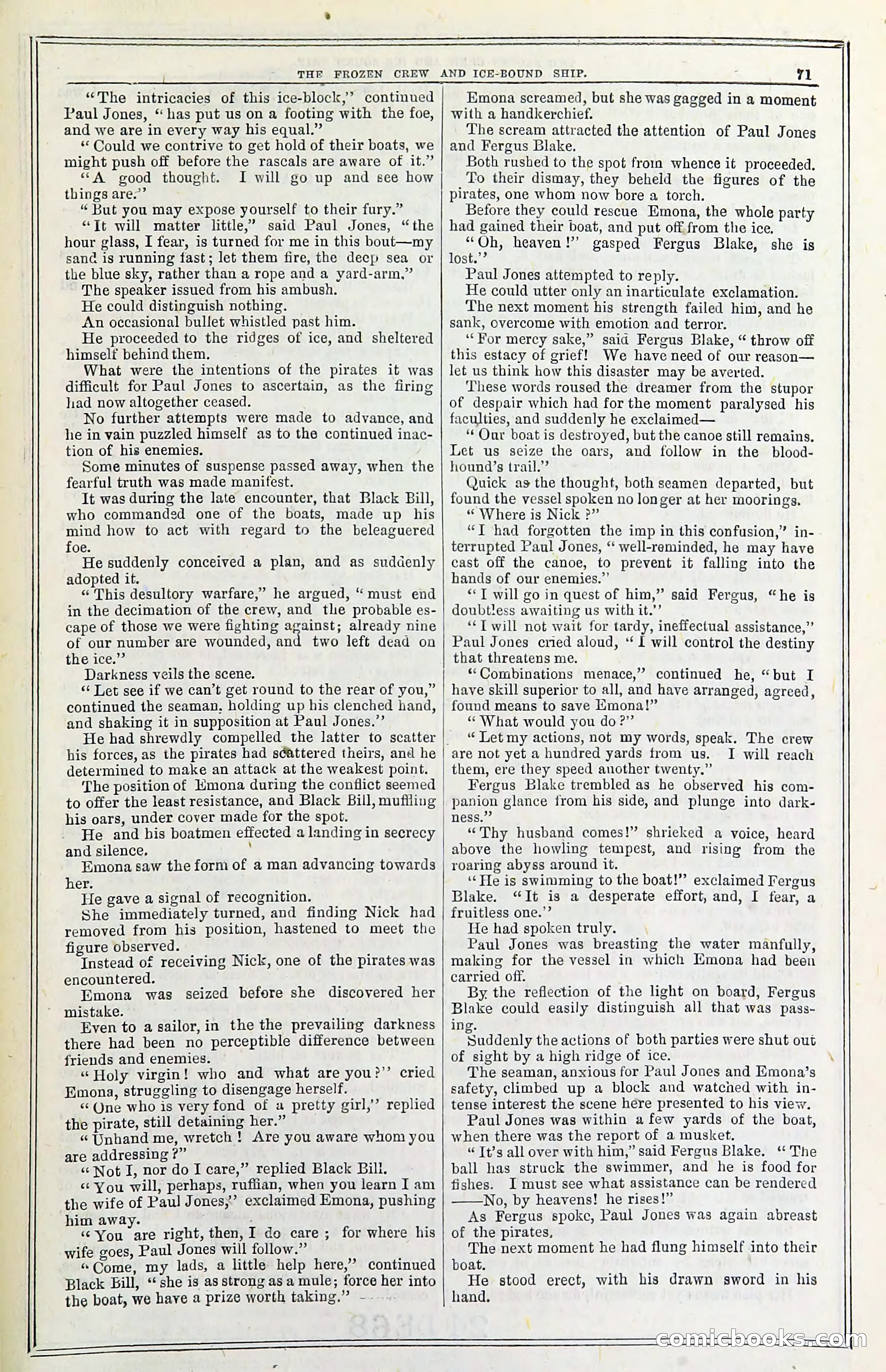 The Frozen Crew Of The Ice-Bound Ship; Or, Terrors Of The Arctic Region — page 81 of 98