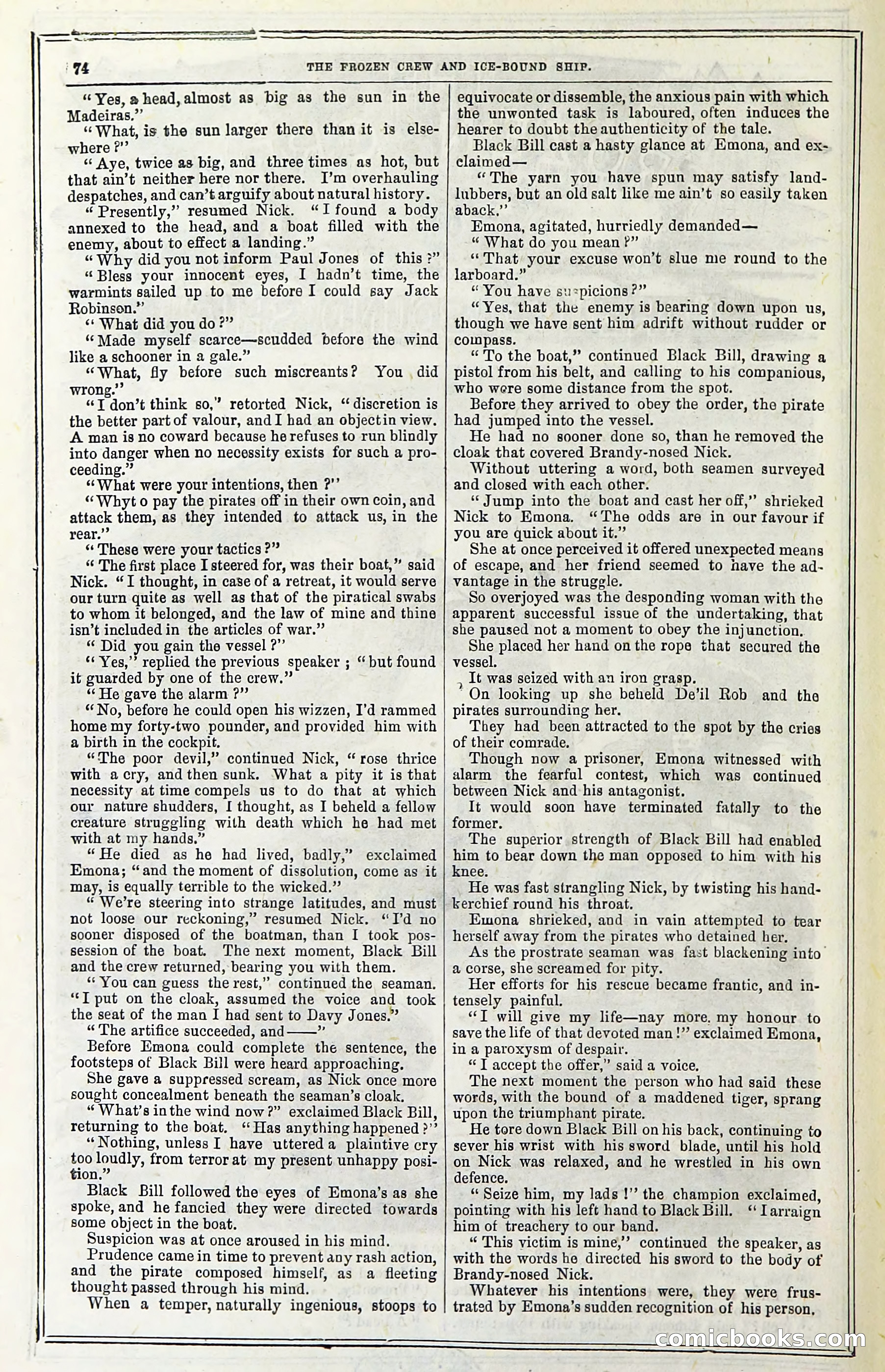 The Frozen Crew Of The Ice-Bound Ship; Or, Terrors Of The Arctic Region — page 84 of 98