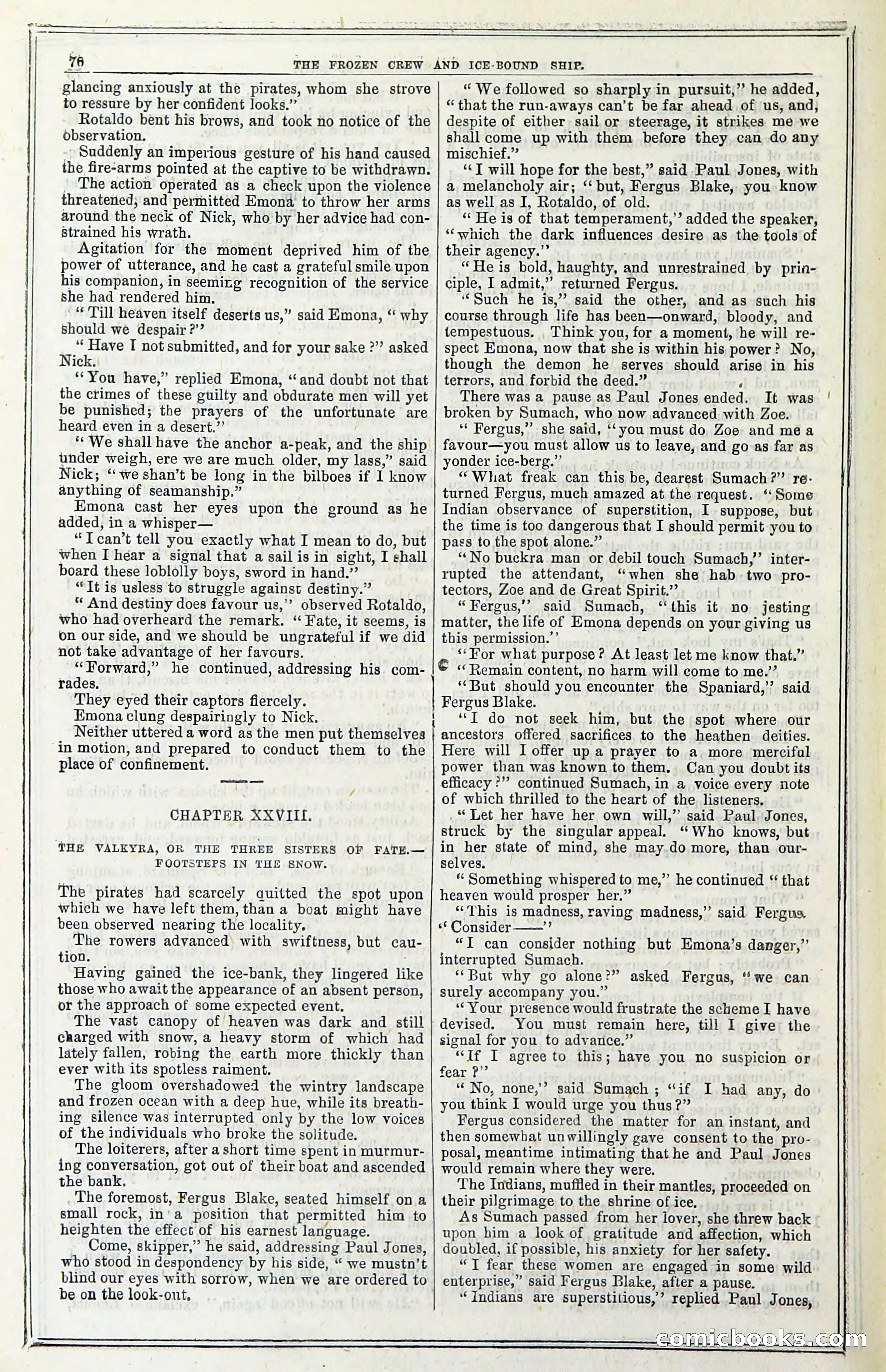The Frozen Crew Of The Ice-Bound Ship; Or, Terrors Of The Arctic Region — page 86 of 98