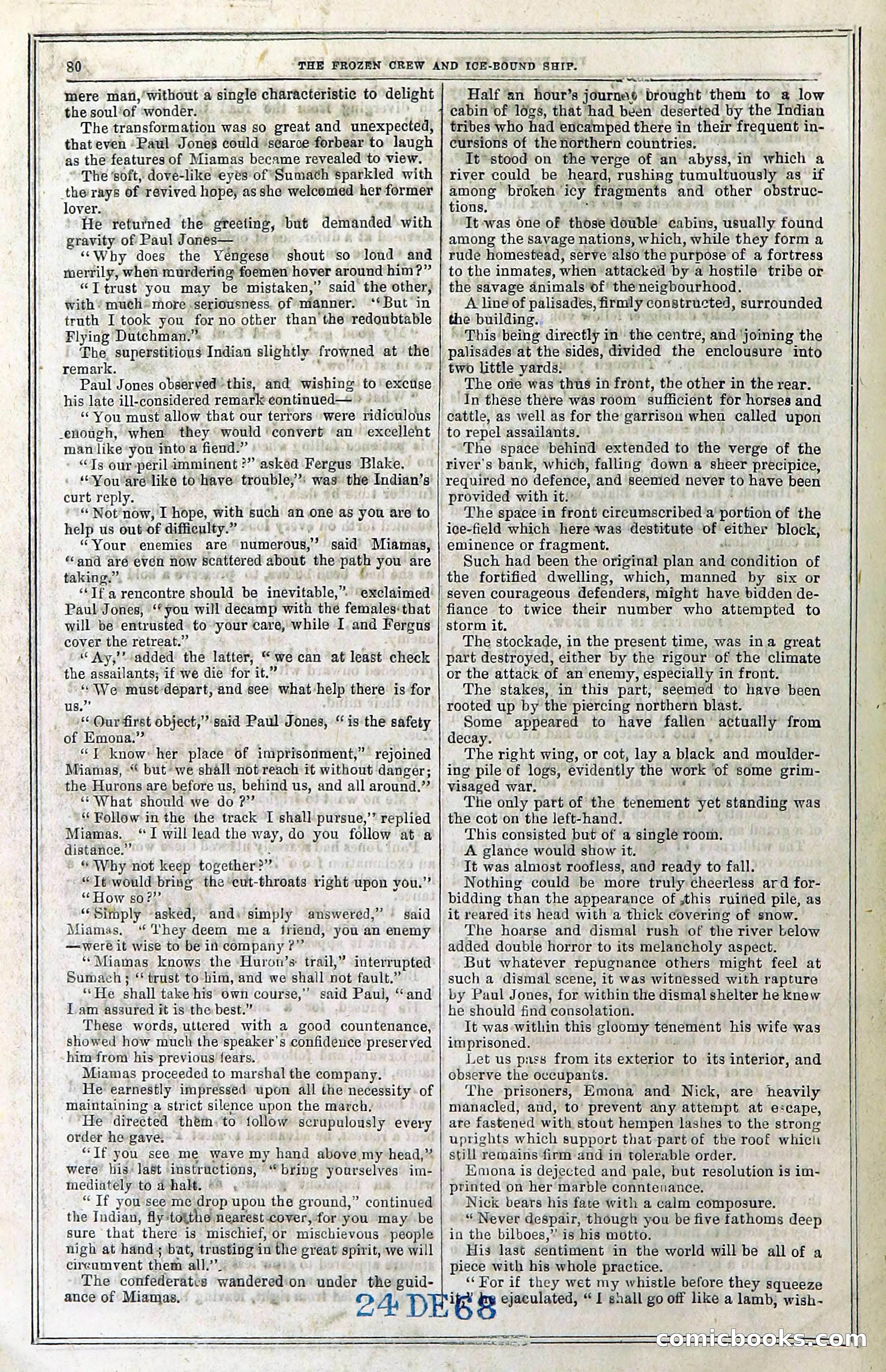 The Frozen Crew Of The Ice-Bound Ship; Or, Terrors Of The Arctic Region — page 90 of 98