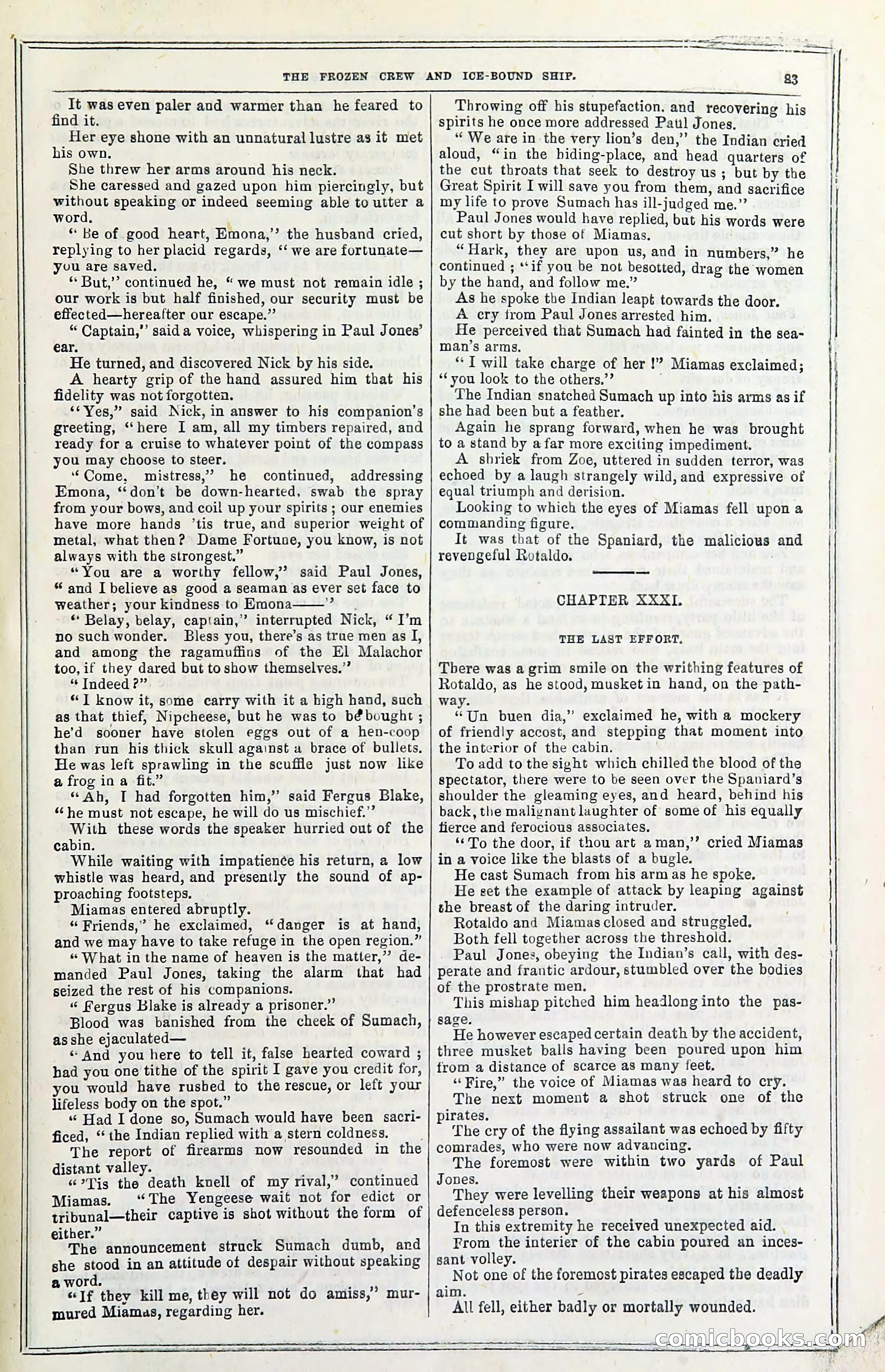 The Frozen Crew Of The Ice-Bound Ship; Or, Terrors Of The Arctic Region — page 93 of 98