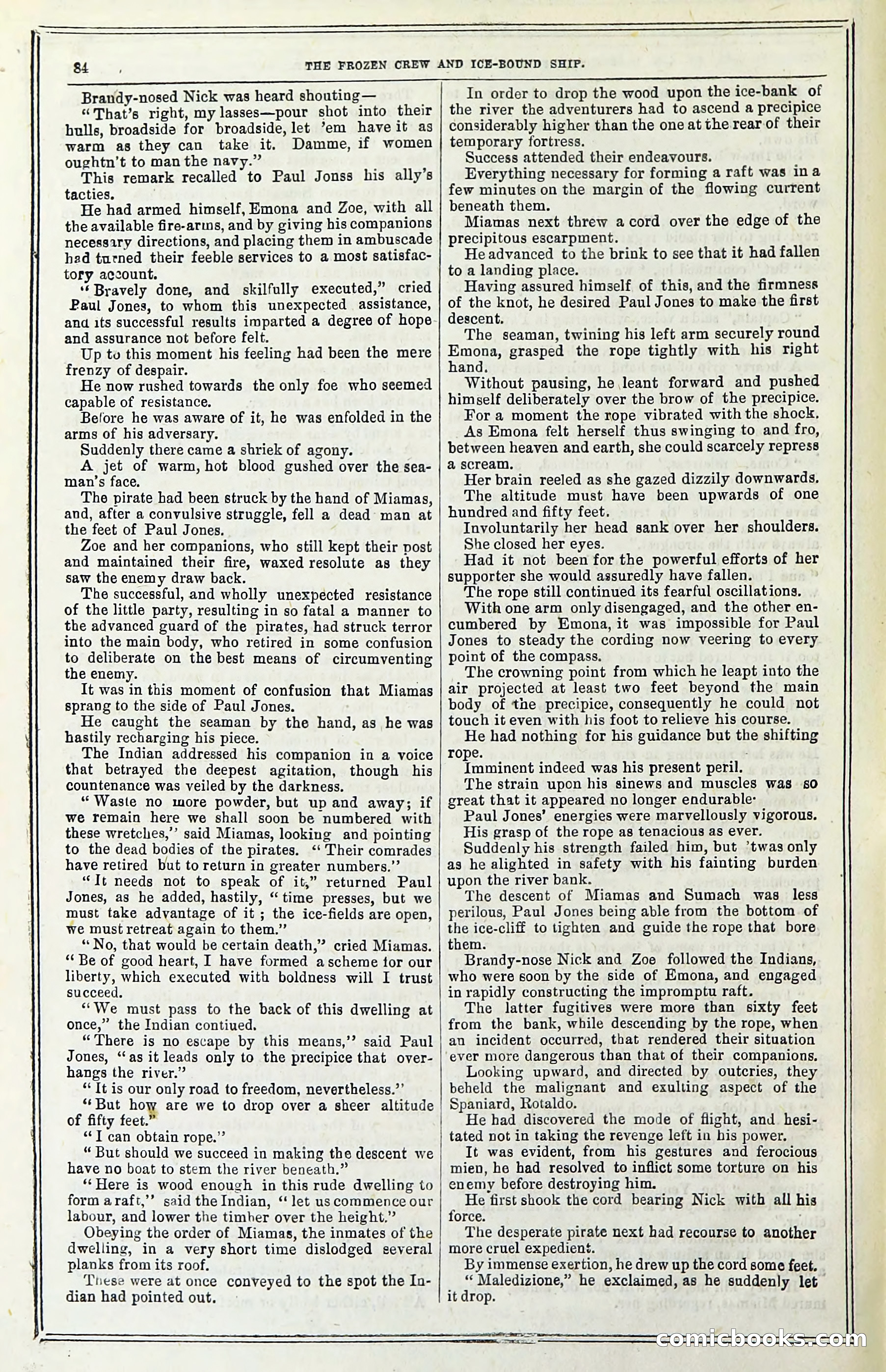 The Frozen Crew Of The Ice-Bound Ship; Or, Terrors Of The Arctic Region — page 94 of 98