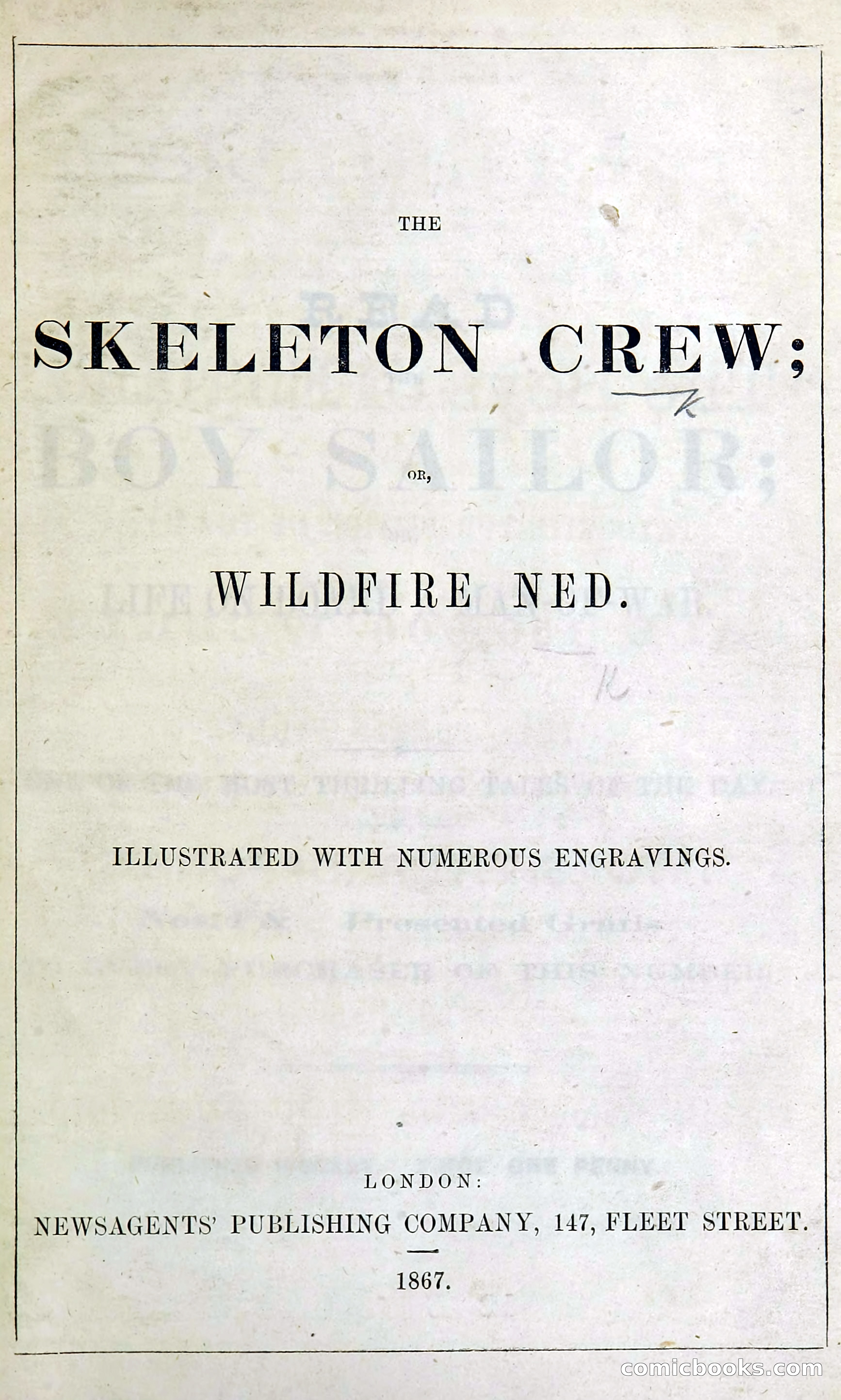 The Skeleton Crew; Or, Wildfire Ned — page 3 of 196