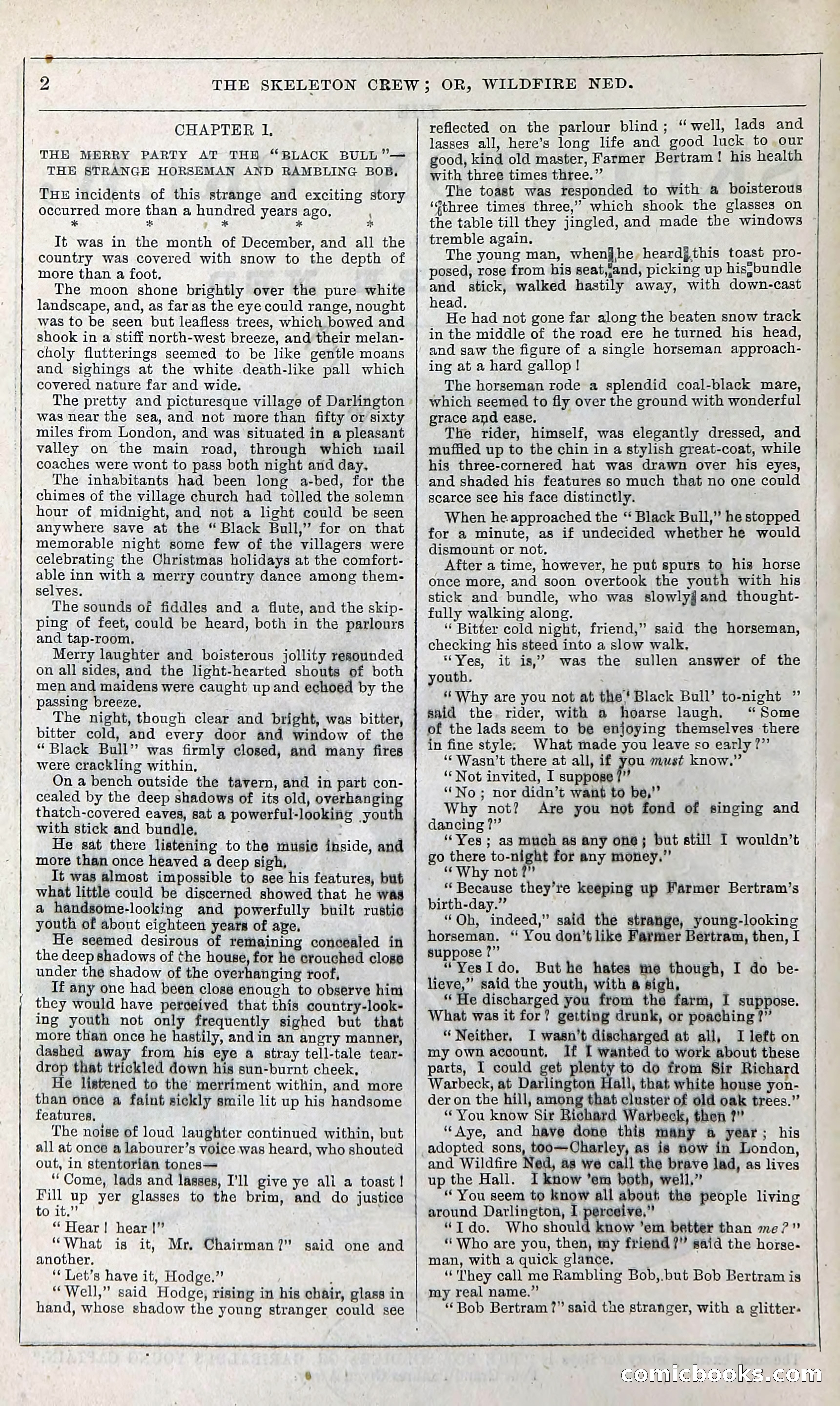 The Skeleton Crew; Or, Wildfire Ned — page 8 of 196