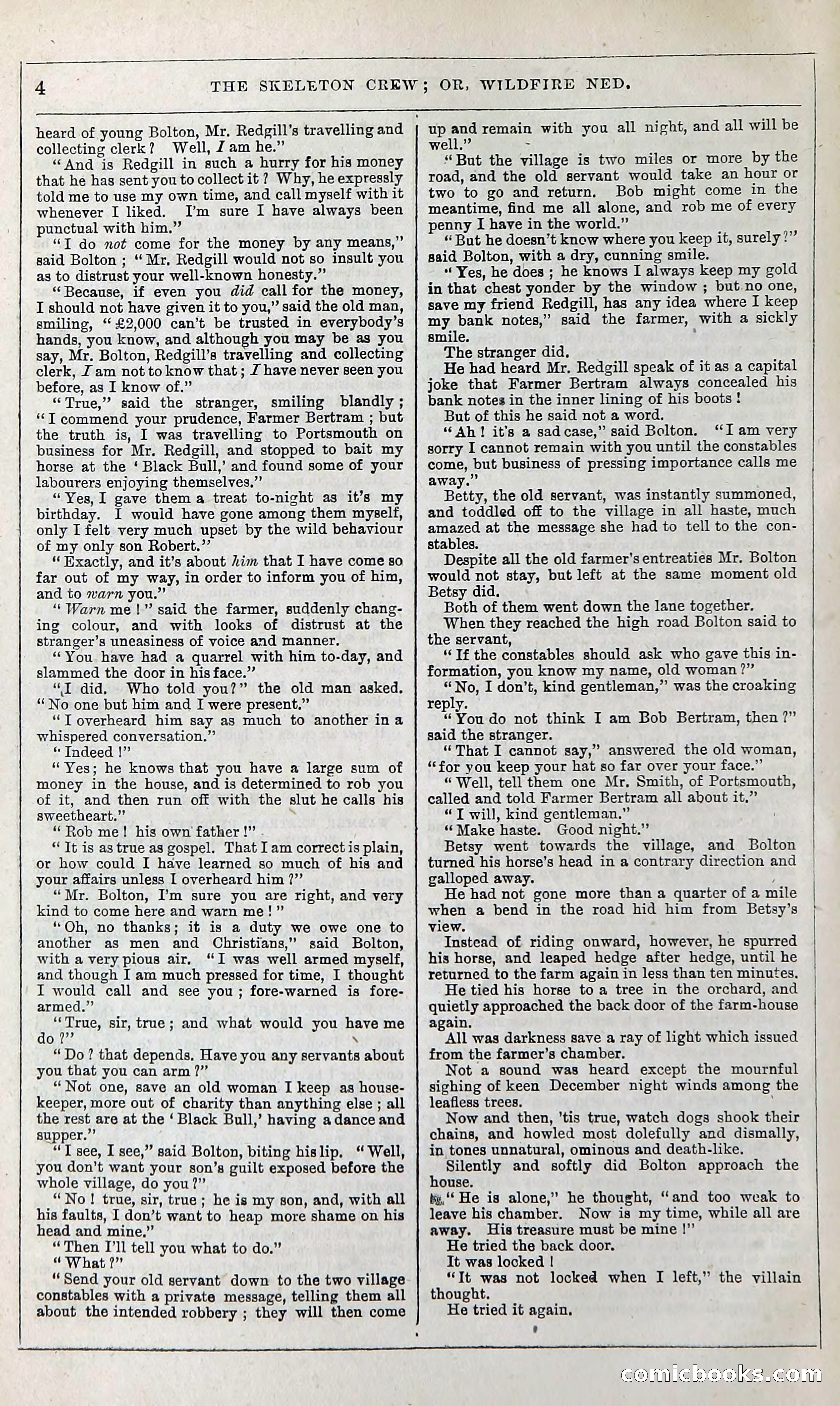 The Skeleton Crew; Or, Wildfire Ned — page 10 of 196
