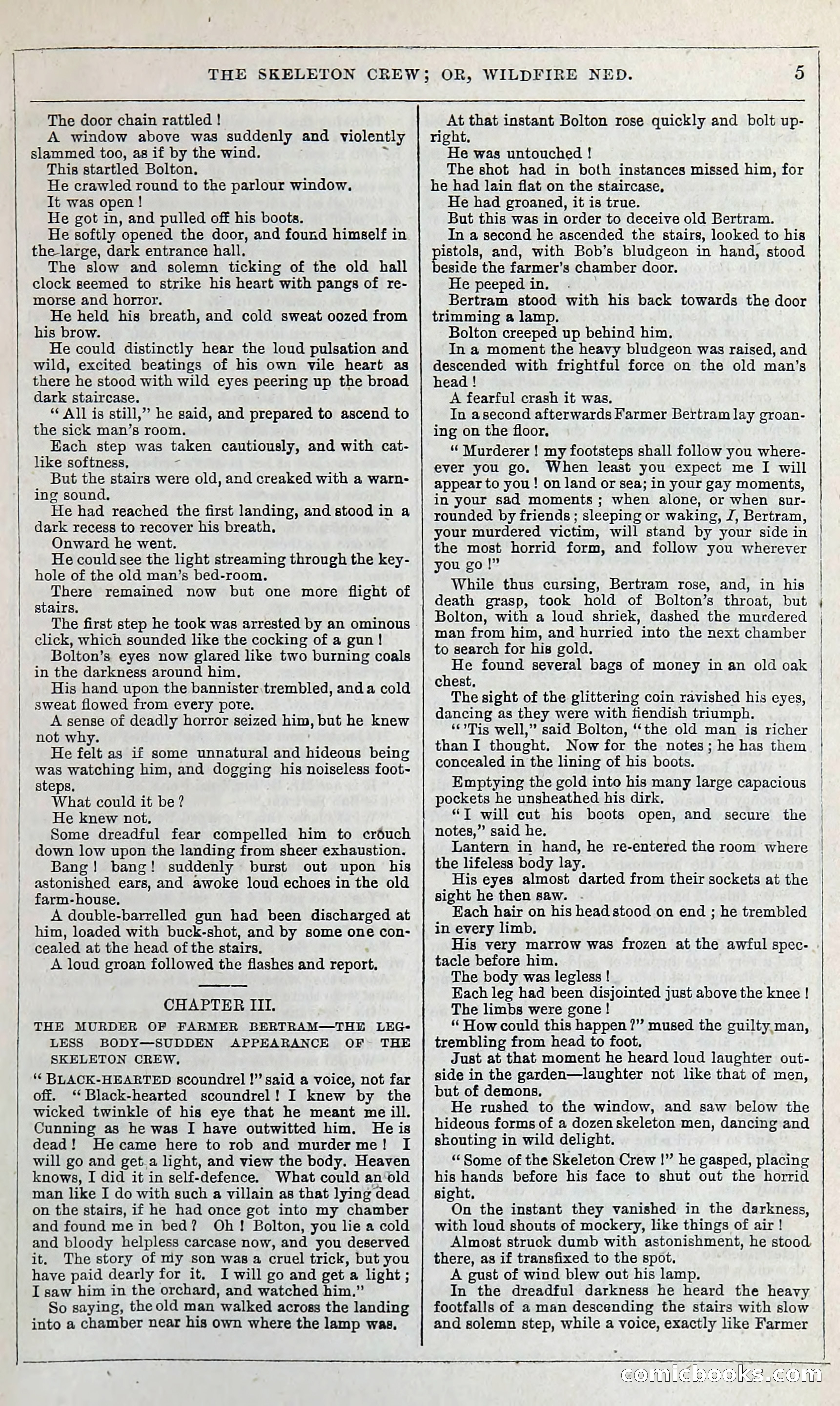 The Skeleton Crew; Or, Wildfire Ned — page 11 of 196