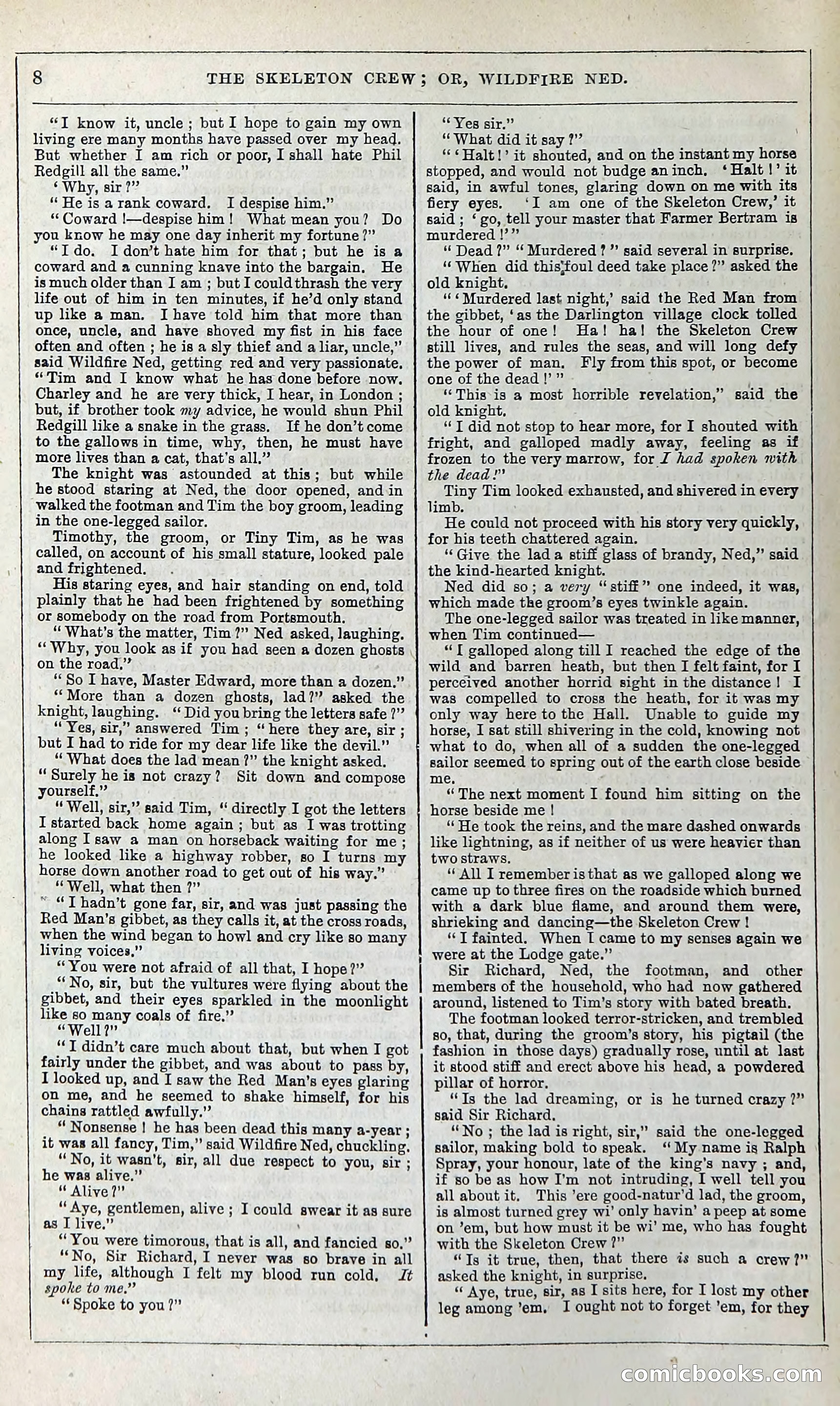 The Skeleton Crew; Or, Wildfire Ned — page 14 of 196