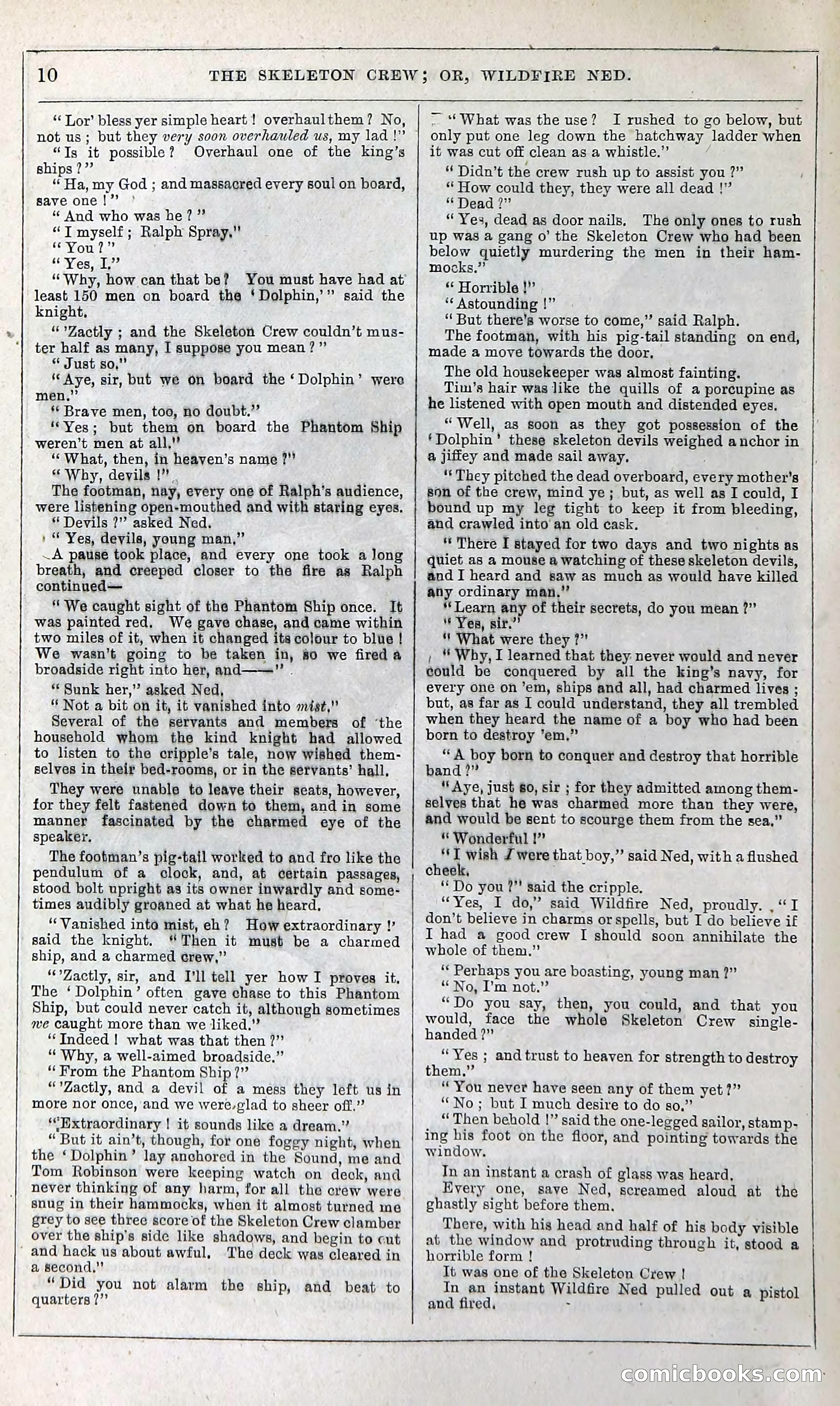 The Skeleton Crew; Or, Wildfire Ned — page 16 of 196