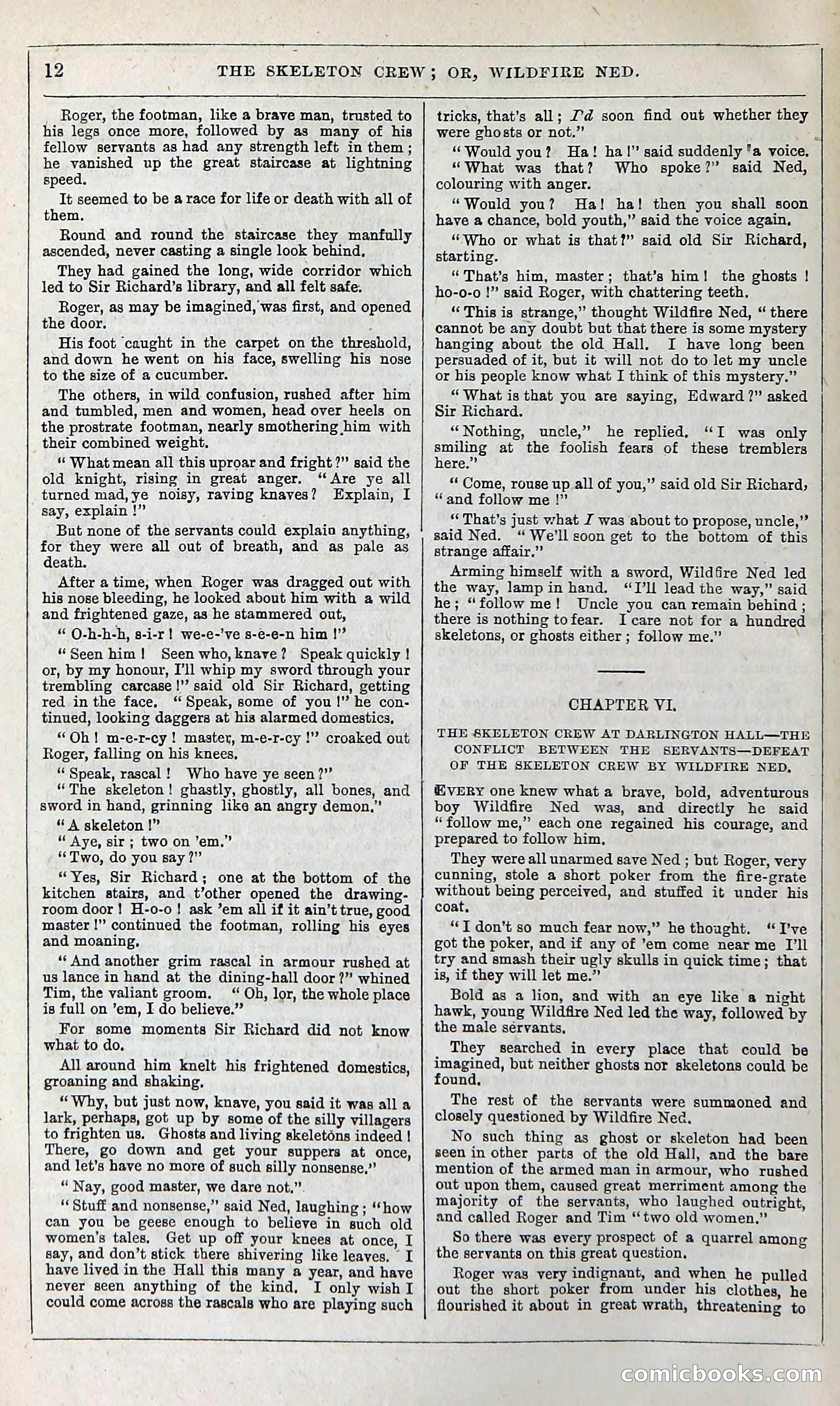 The Skeleton Crew; Or, Wildfire Ned — page 18 of 196