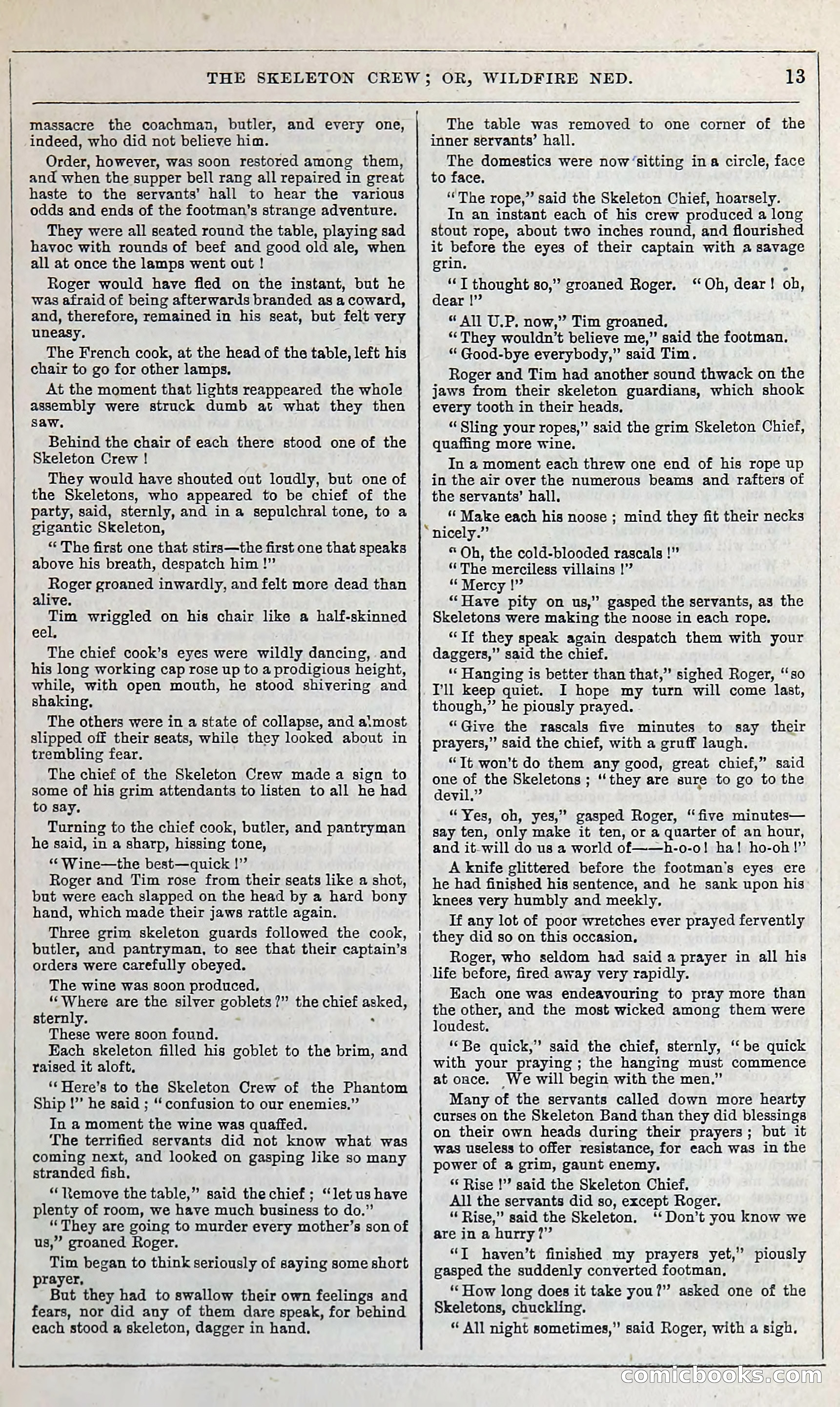 The Skeleton Crew; Or, Wildfire Ned — page 19 of 196