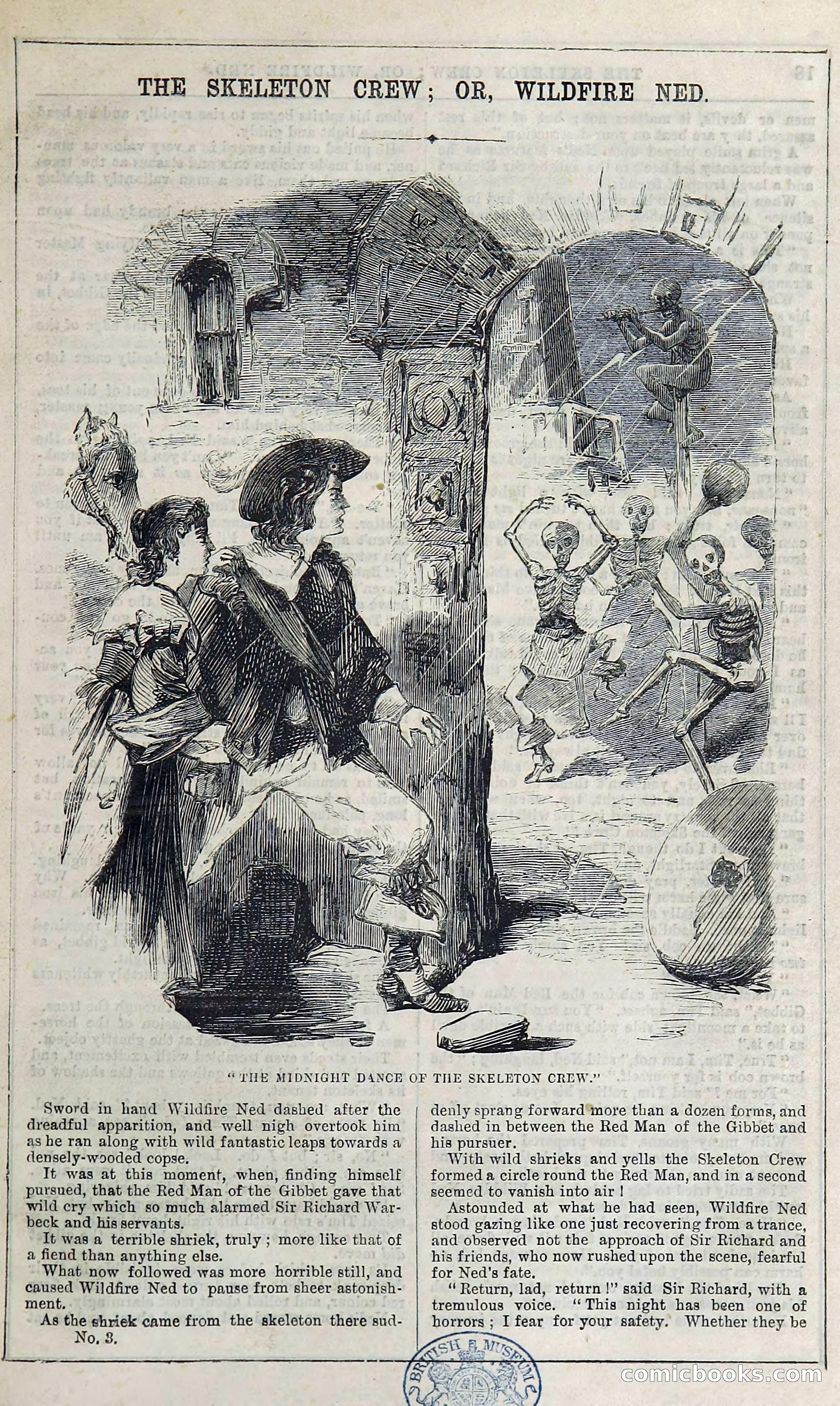 The Skeleton Crew; Or, Wildfire Ned — page 23 of 196