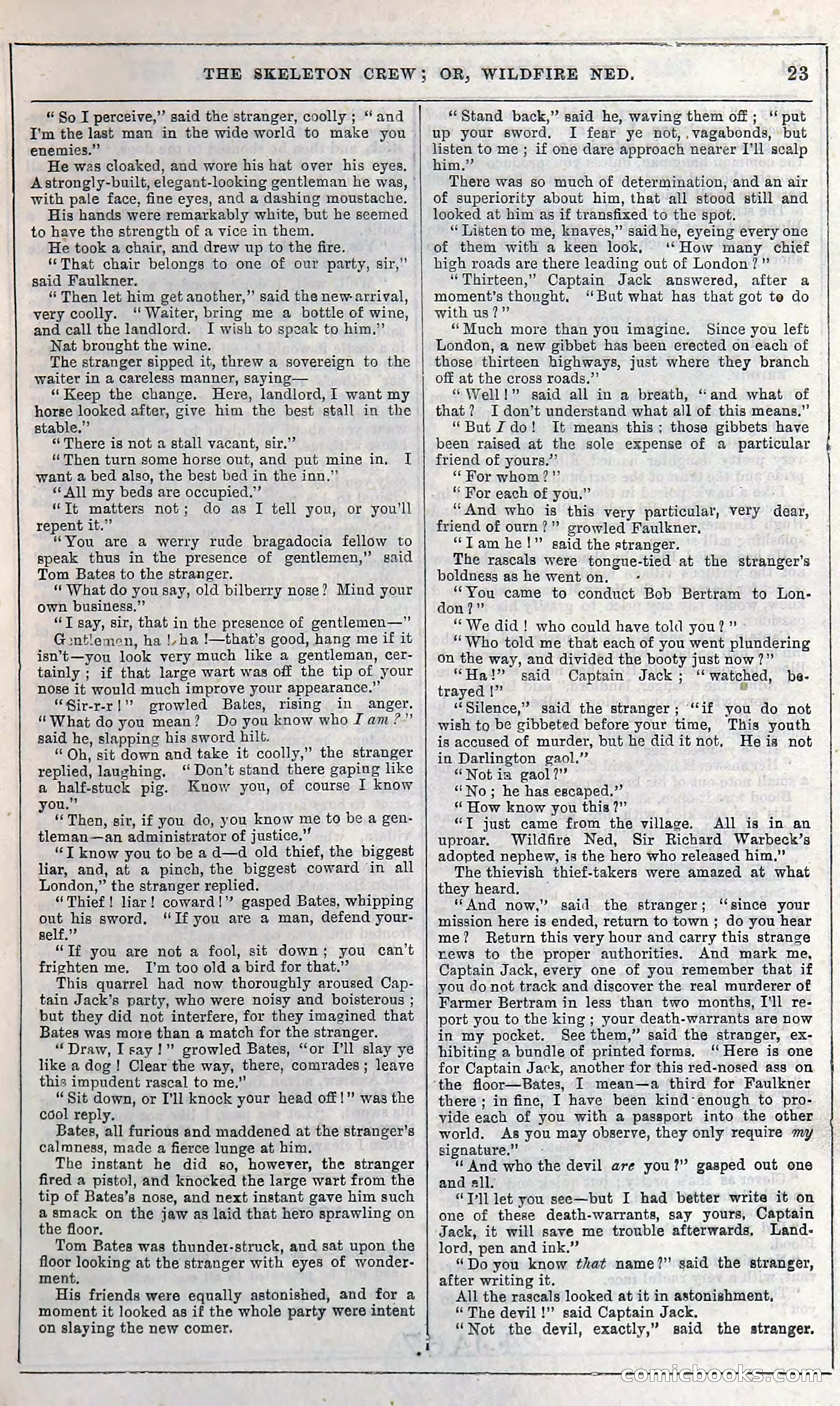 The Skeleton Crew; Or, Wildfire Ned — page 29 of 196