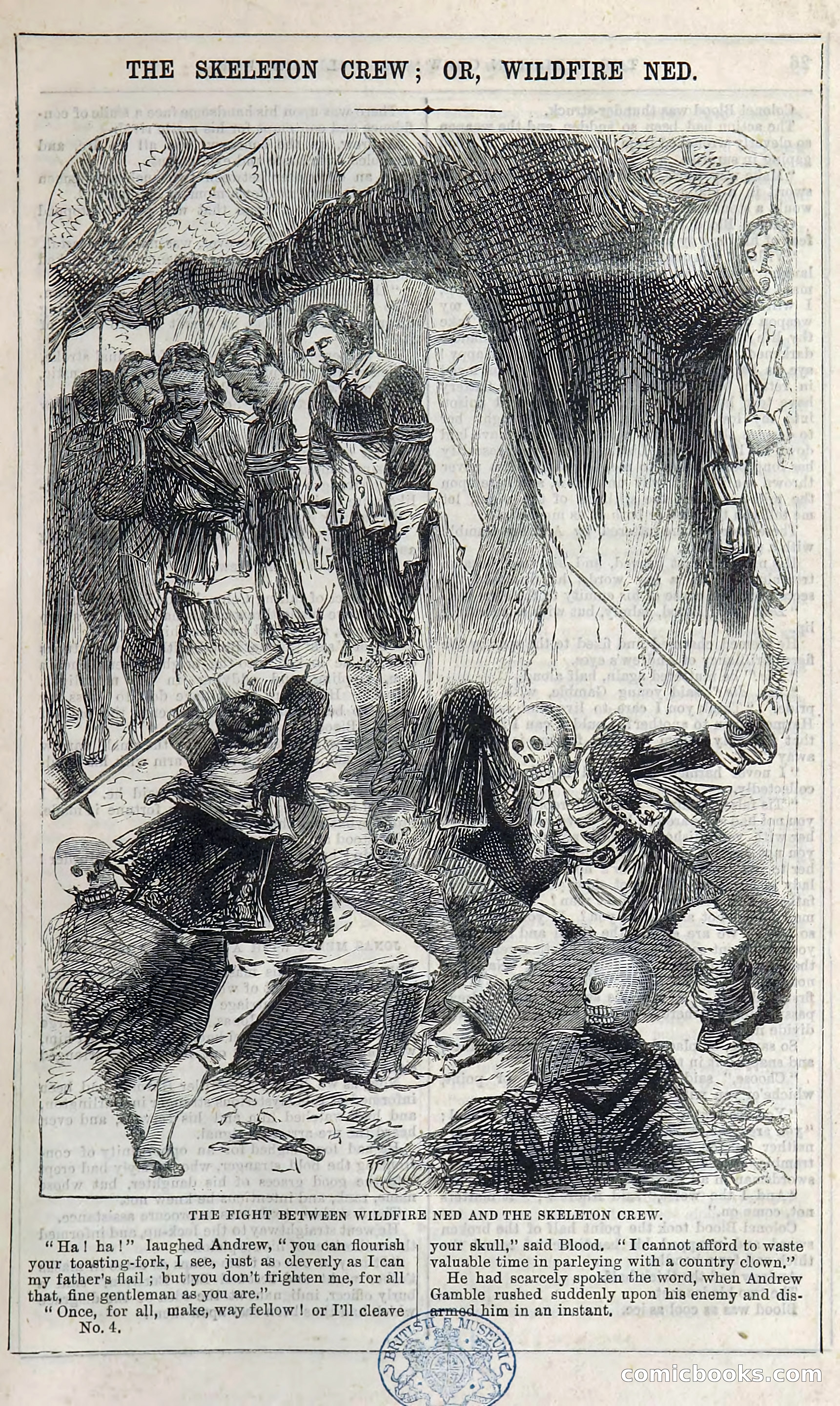 The Skeleton Crew; Or, Wildfire Ned — page 31 of 196