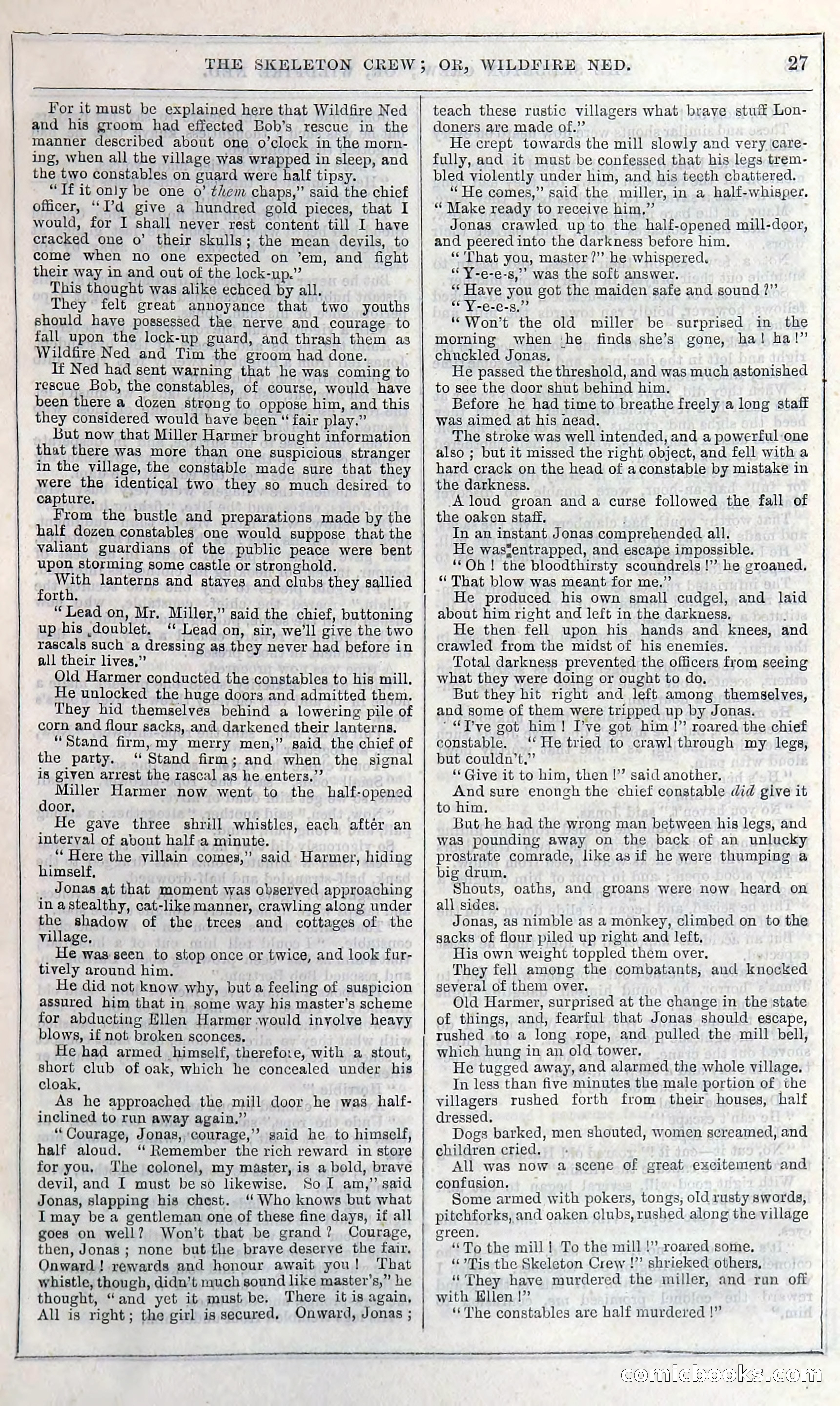 The Skeleton Crew; Or, Wildfire Ned — page 33 of 196