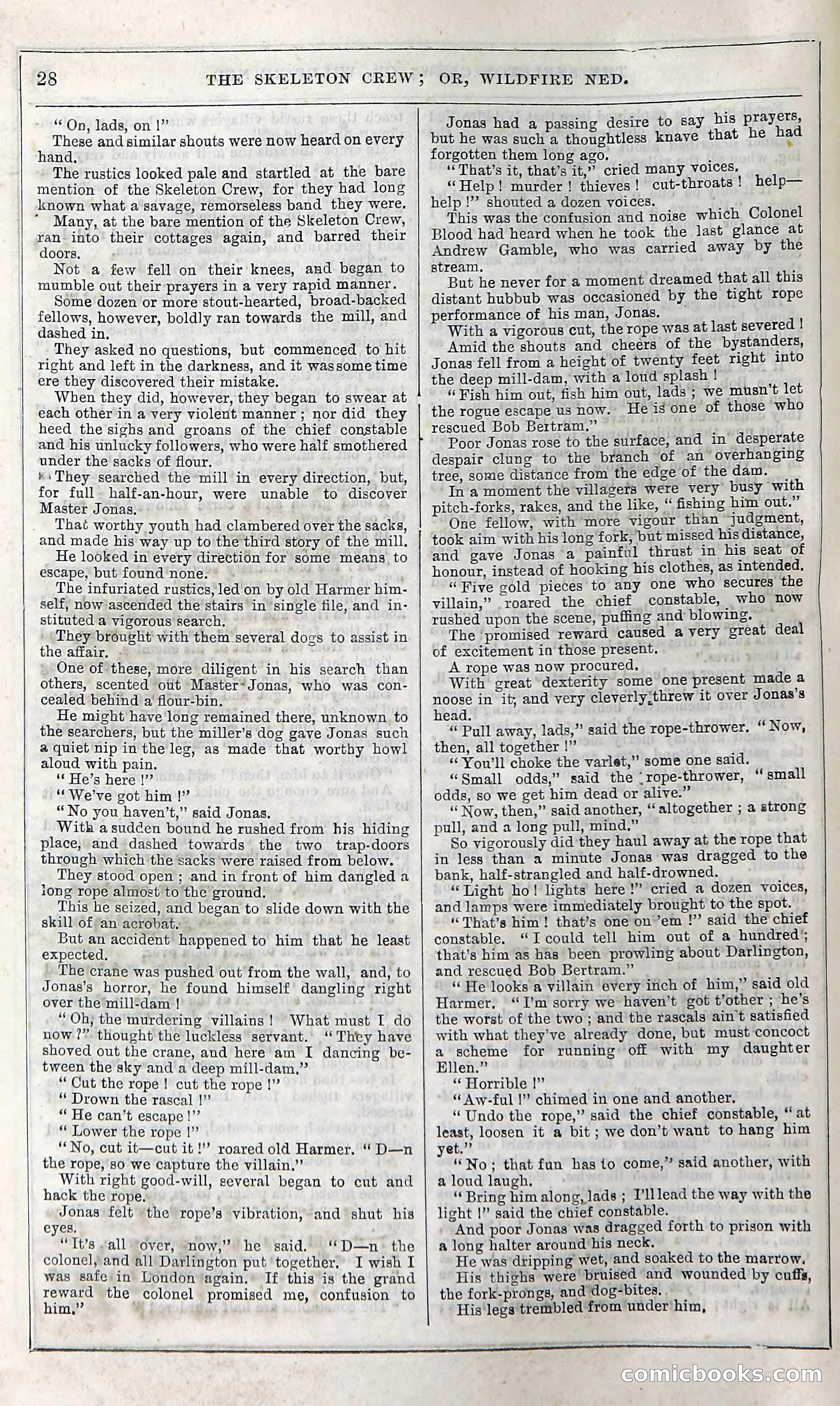 The Skeleton Crew; Or, Wildfire Ned — page 34 of 196