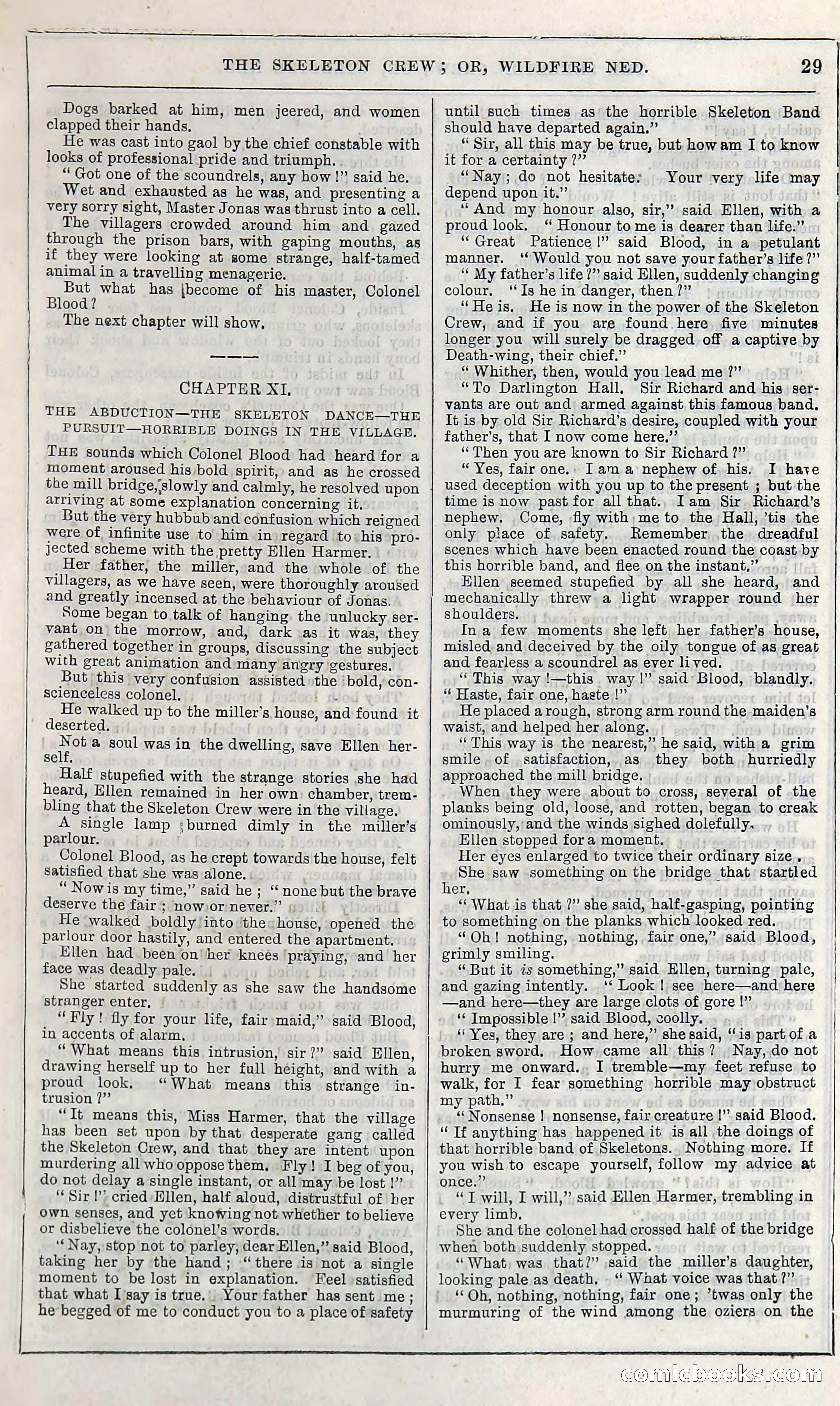 The Skeleton Crew; Or, Wildfire Ned — page 35 of 196