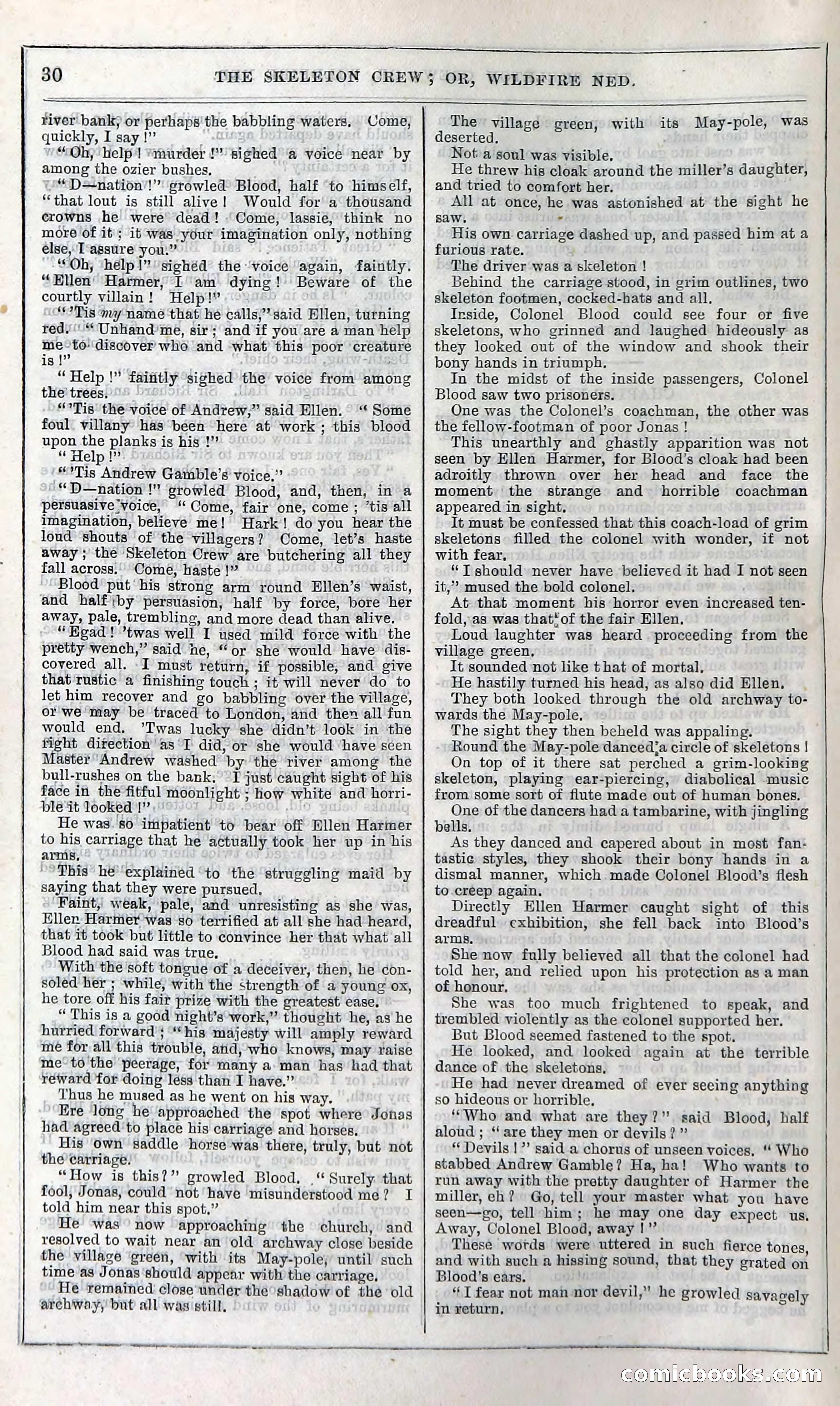 The Skeleton Crew; Or, Wildfire Ned — page 36 of 196