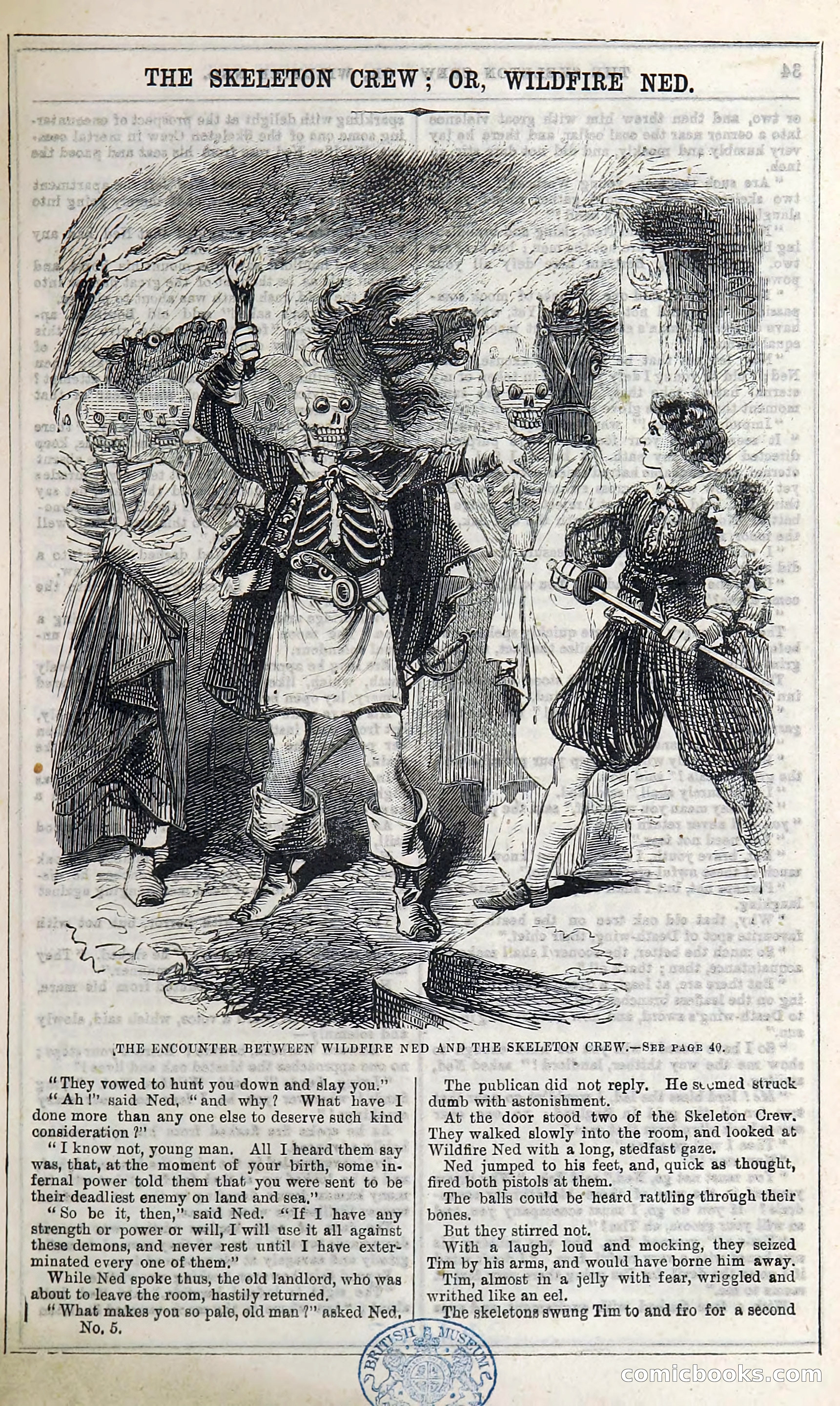 The Skeleton Crew; Or, Wildfire Ned — page 39 of 196