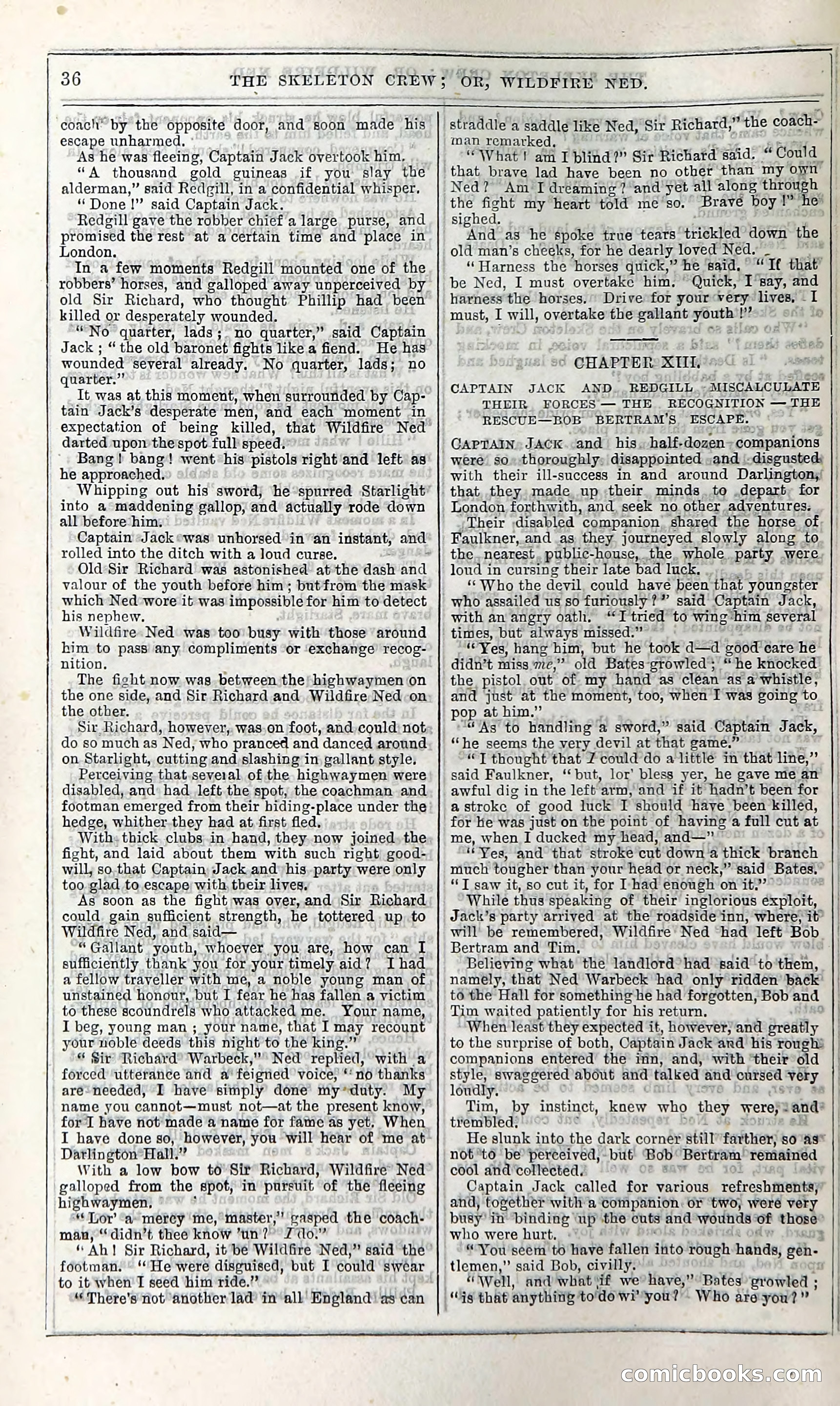 The Skeleton Crew; Or, Wildfire Ned — page 42 of 196