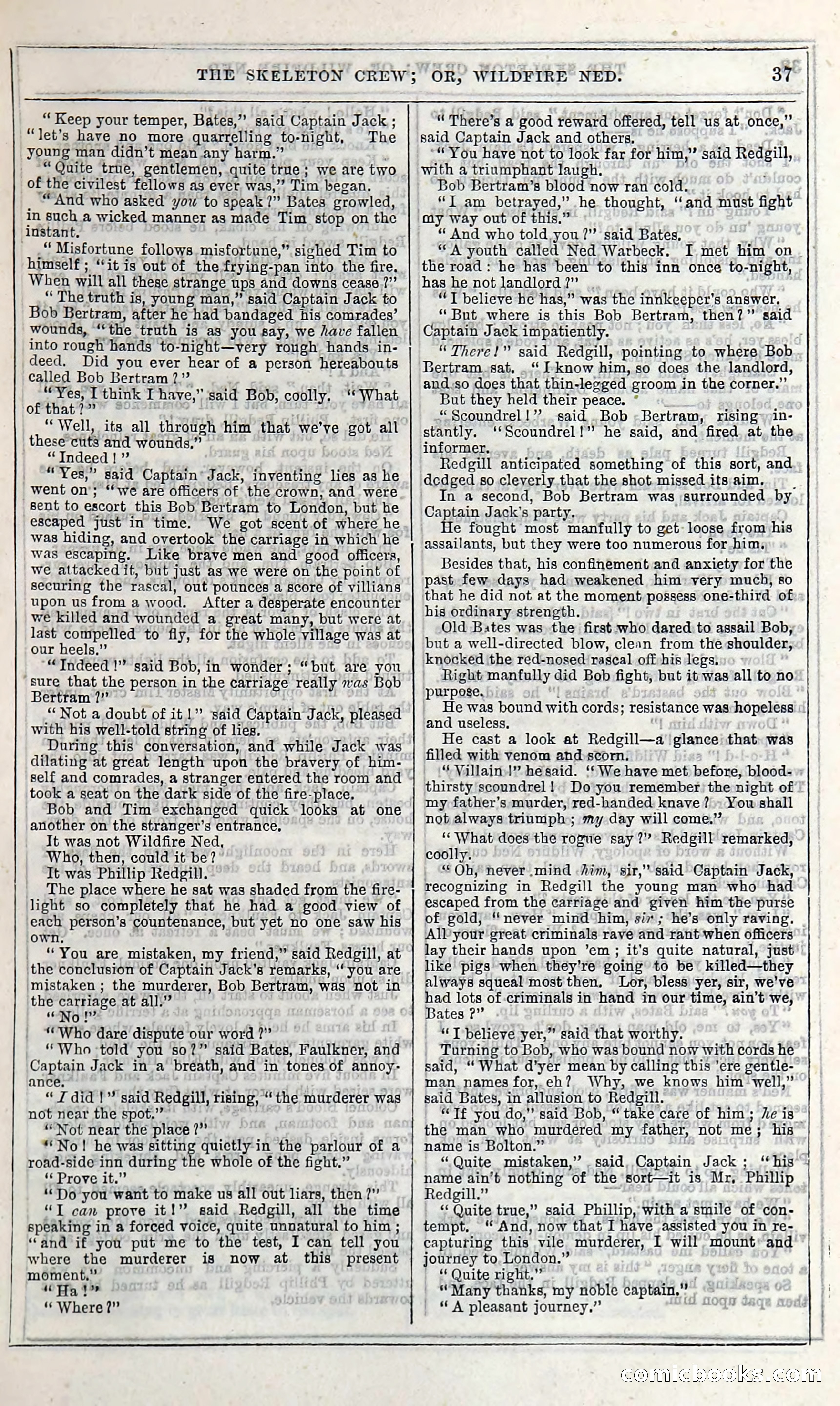 The Skeleton Crew; Or, Wildfire Ned — page 43 of 196