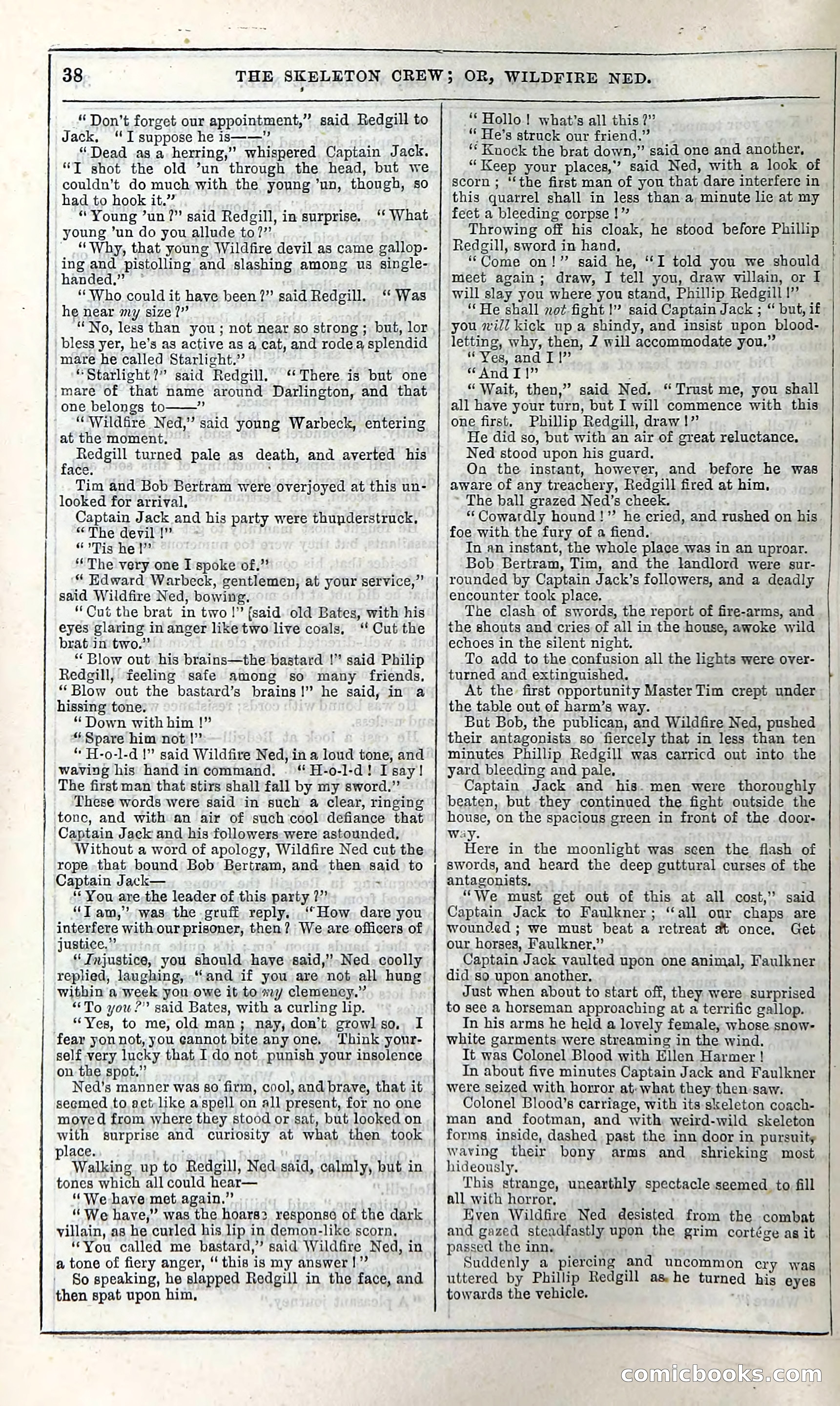 The Skeleton Crew; Or, Wildfire Ned — page 44 of 196
