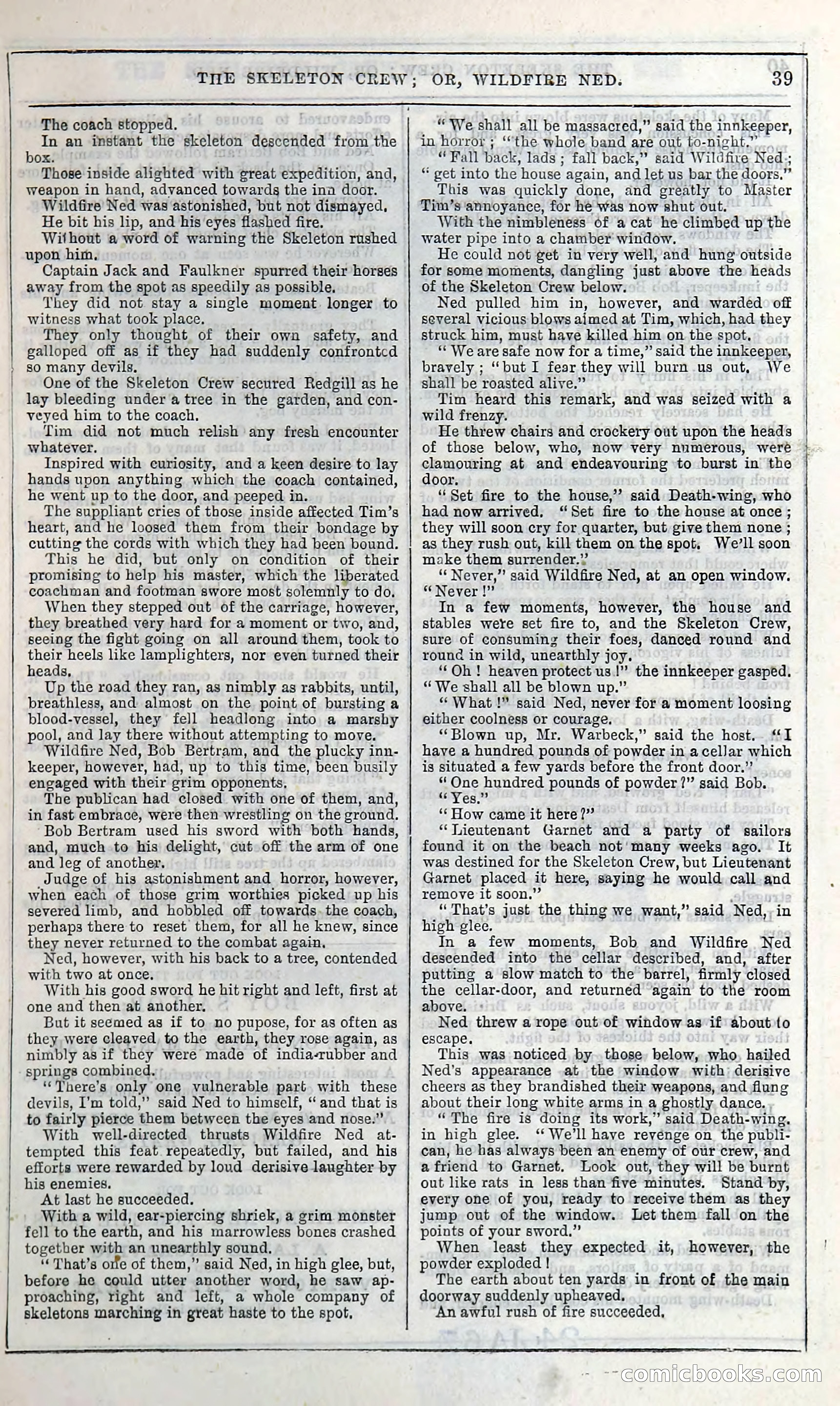 The Skeleton Crew; Or, Wildfire Ned — page 45 of 196