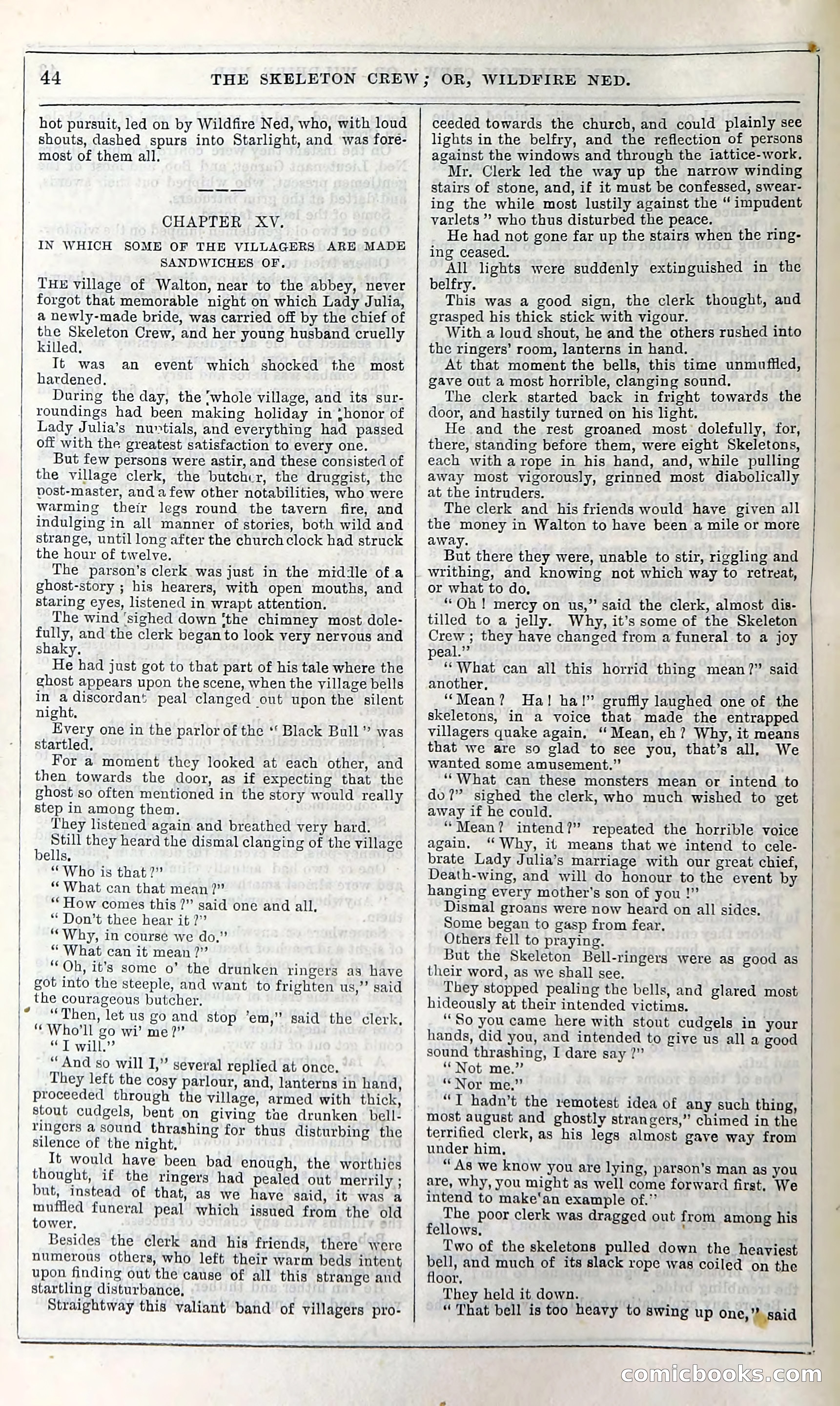 The Skeleton Crew; Or, Wildfire Ned — page 50 of 196