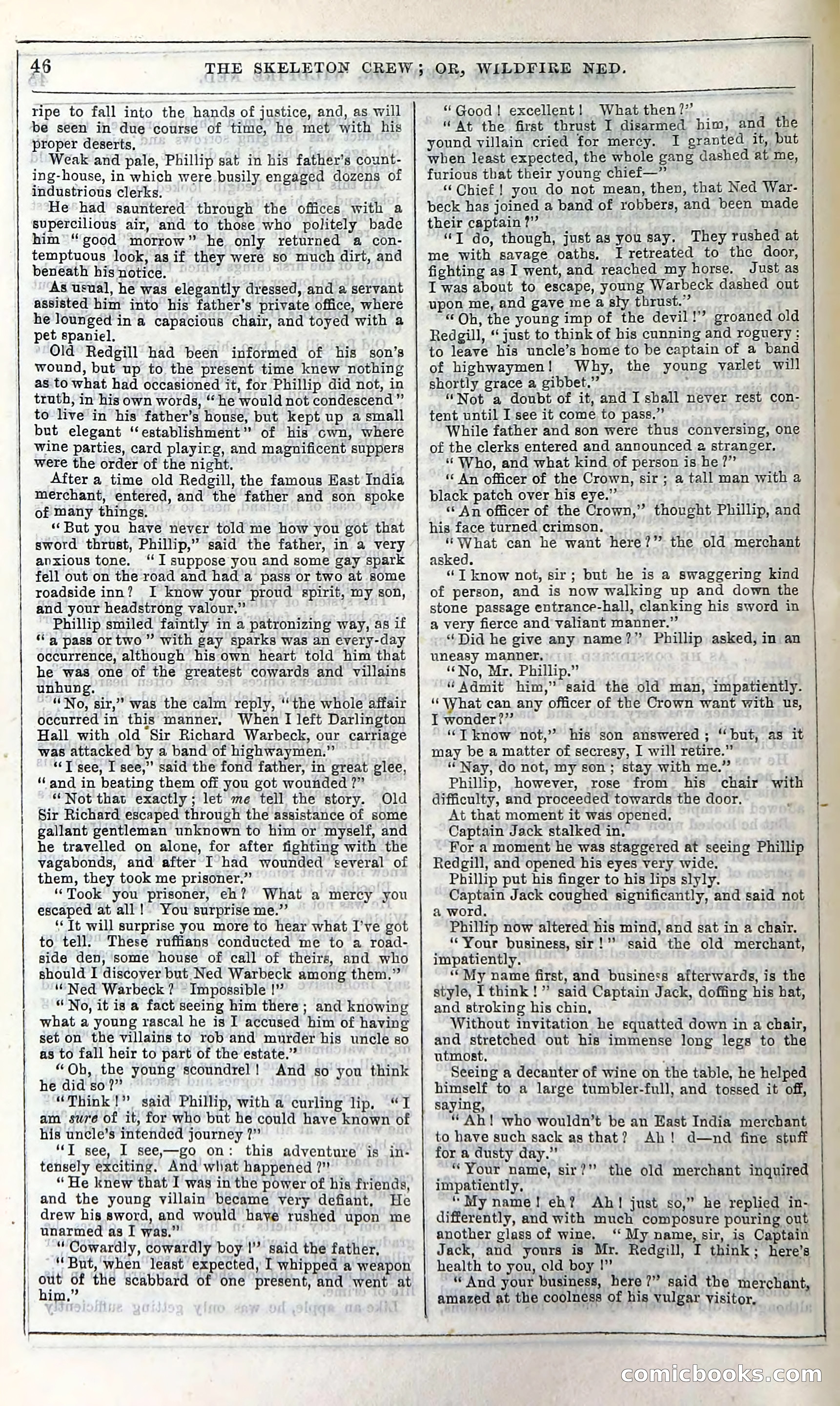 The Skeleton Crew; Or, Wildfire Ned — page 52 of 196