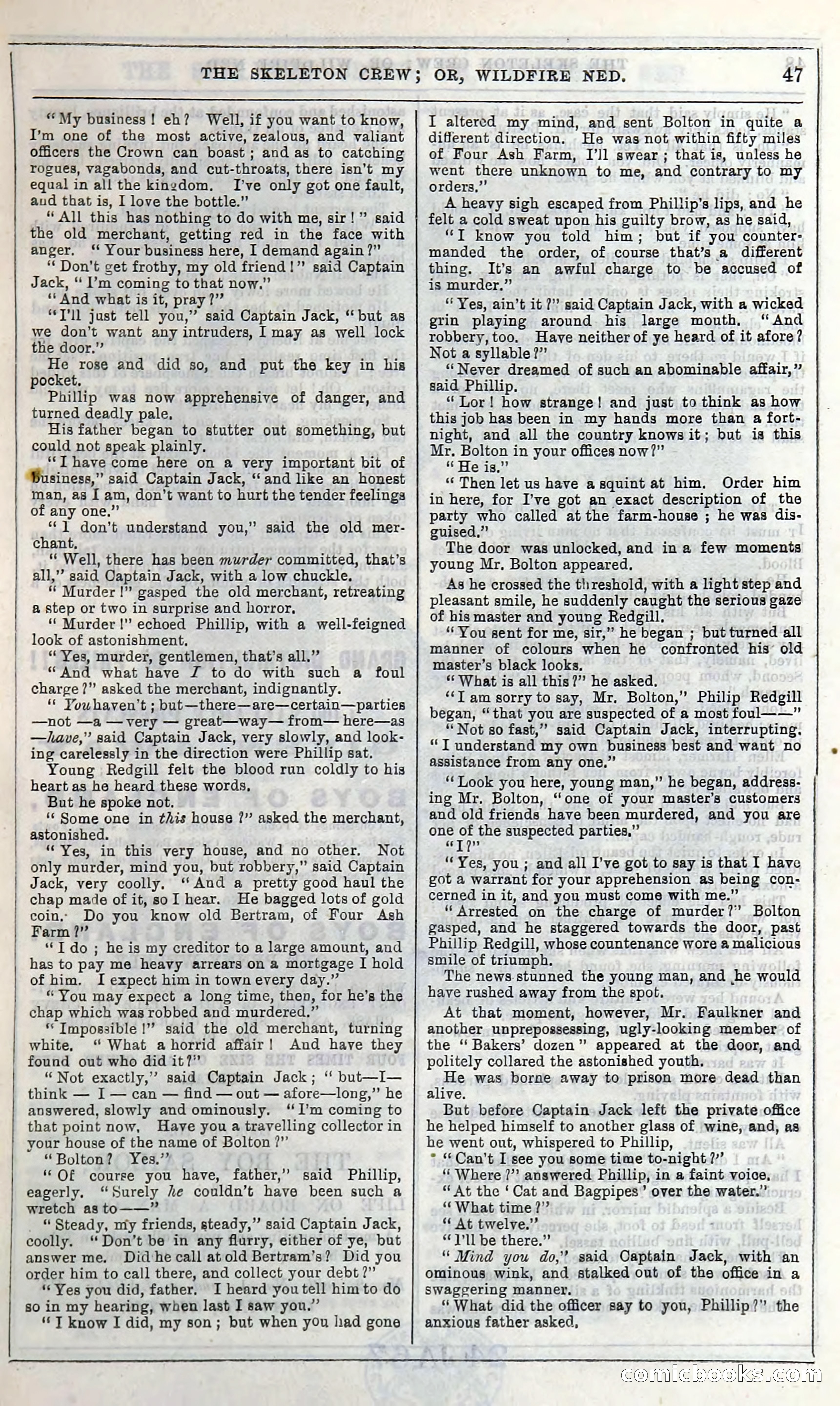 The Skeleton Crew; Or, Wildfire Ned — page 53 of 196