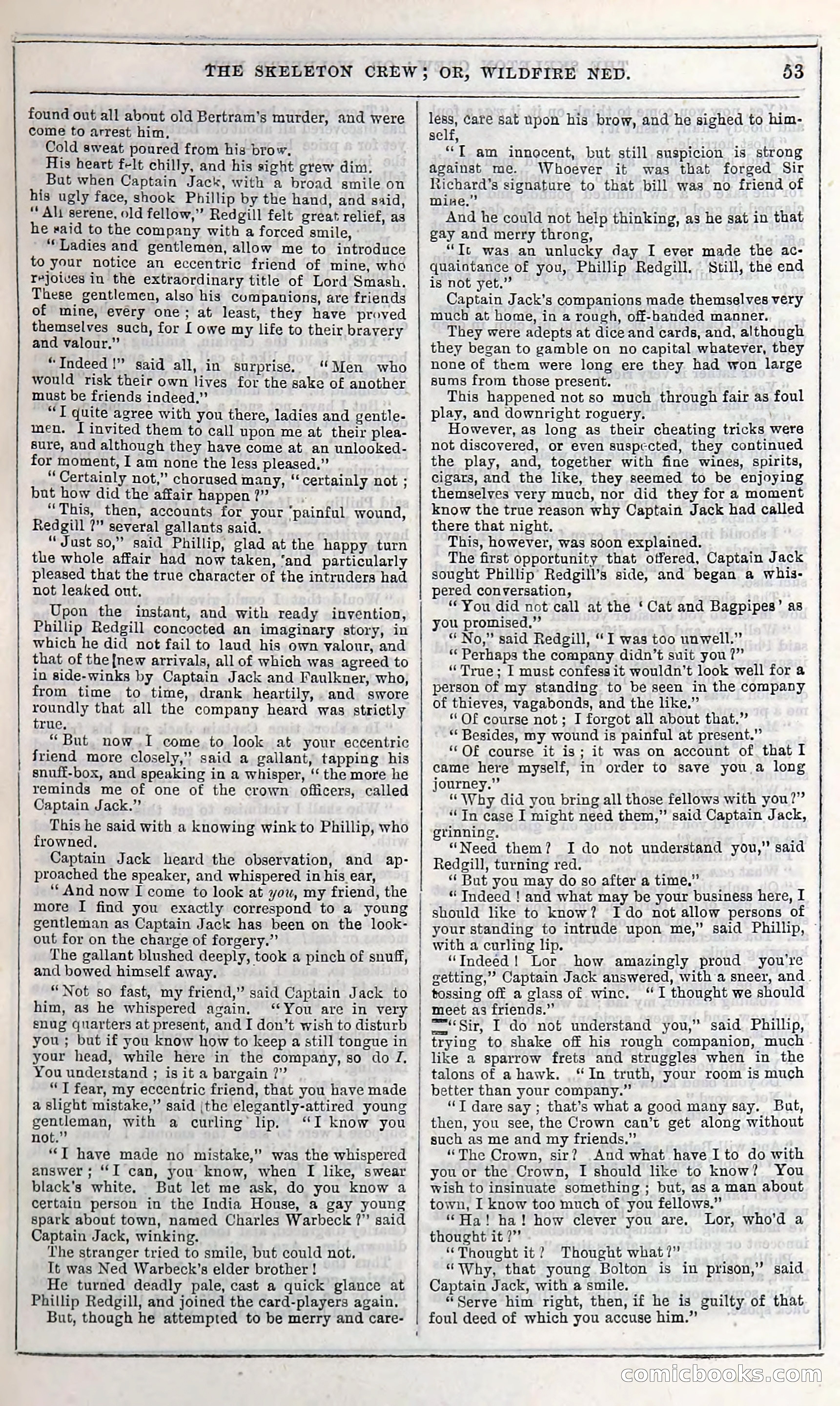 The Skeleton Crew; Or, Wildfire Ned — page 59 of 196