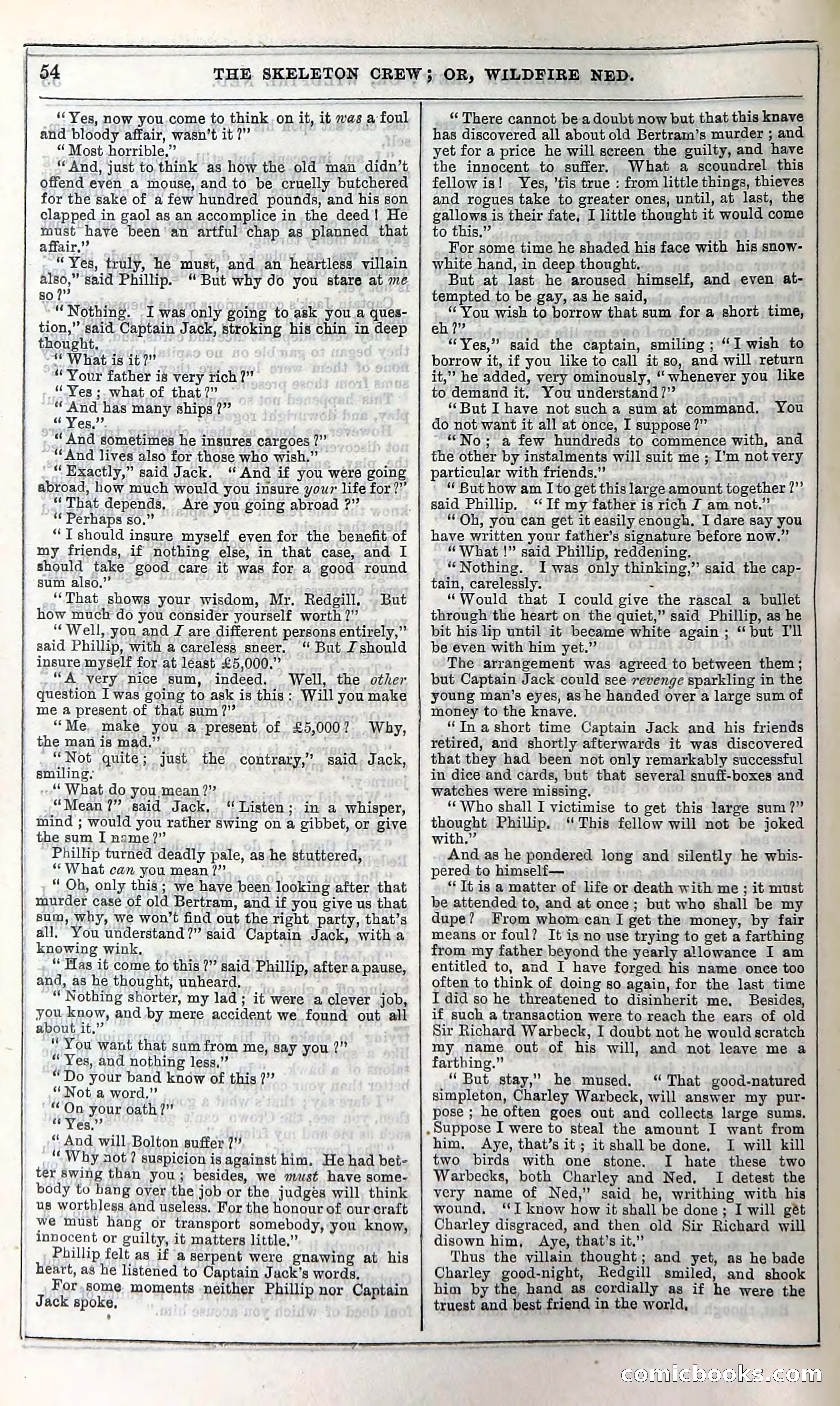 The Skeleton Crew; Or, Wildfire Ned — page 60 of 196
