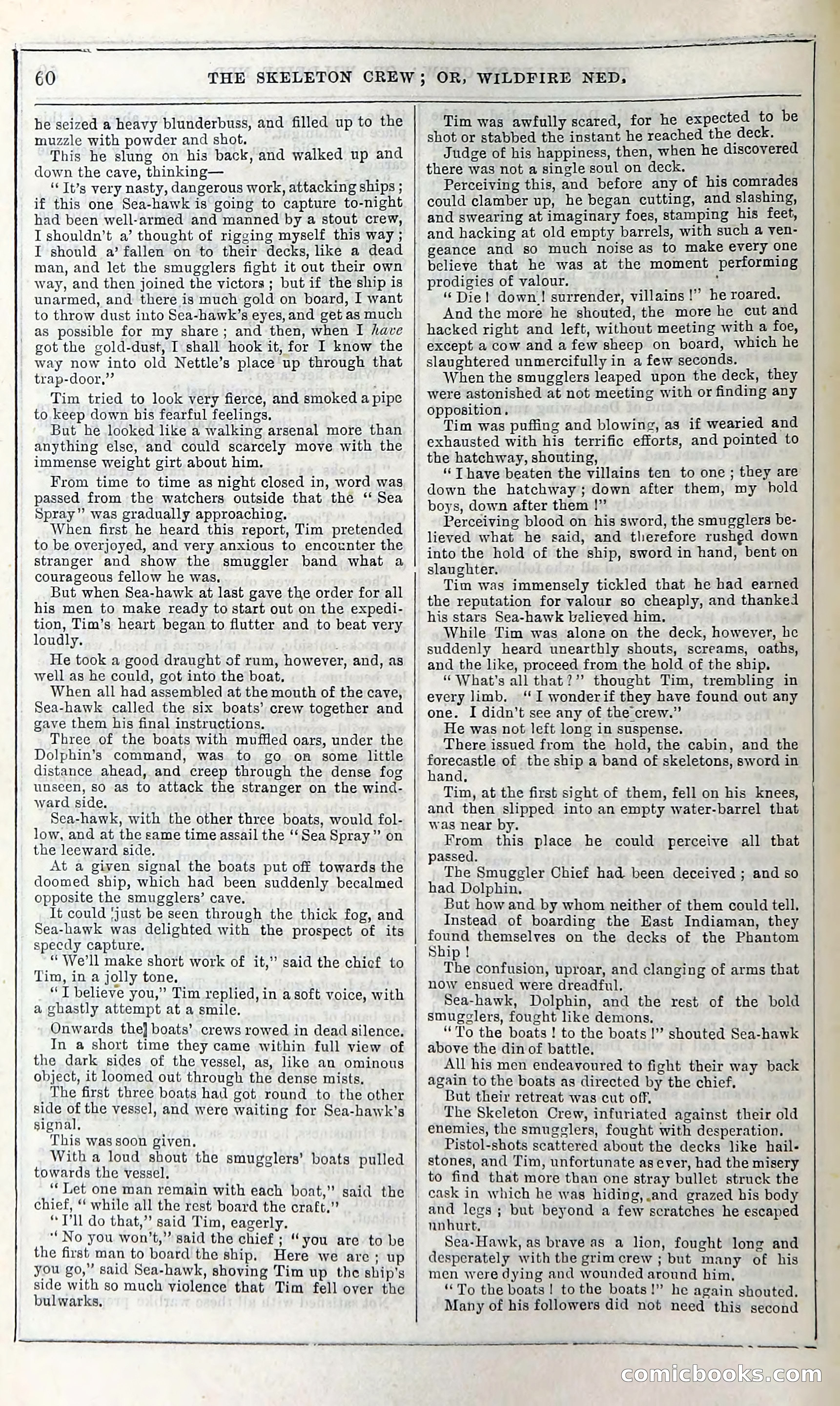 The Skeleton Crew; Or, Wildfire Ned — page 66 of 196