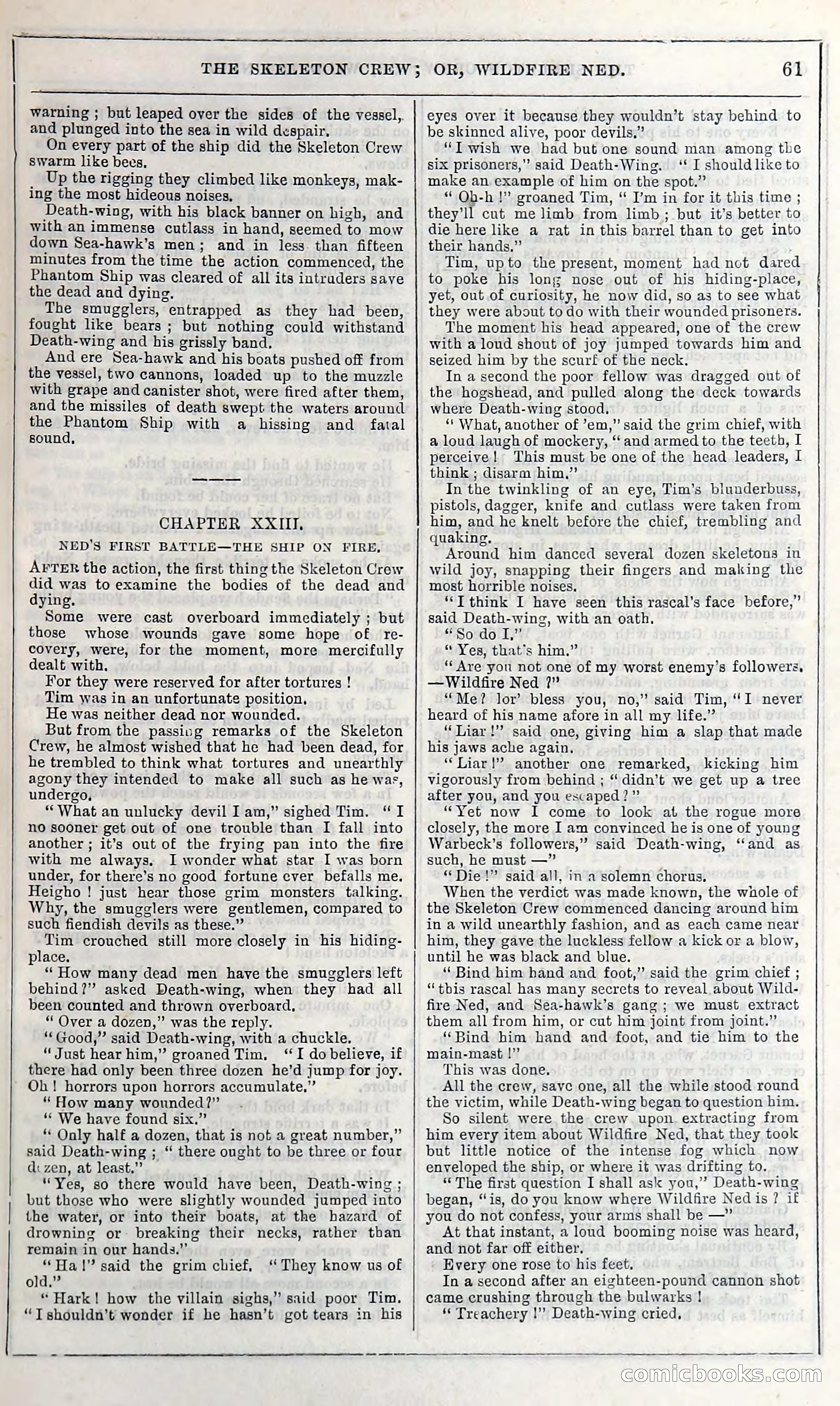 The Skeleton Crew; Or, Wildfire Ned — page 67 of 196