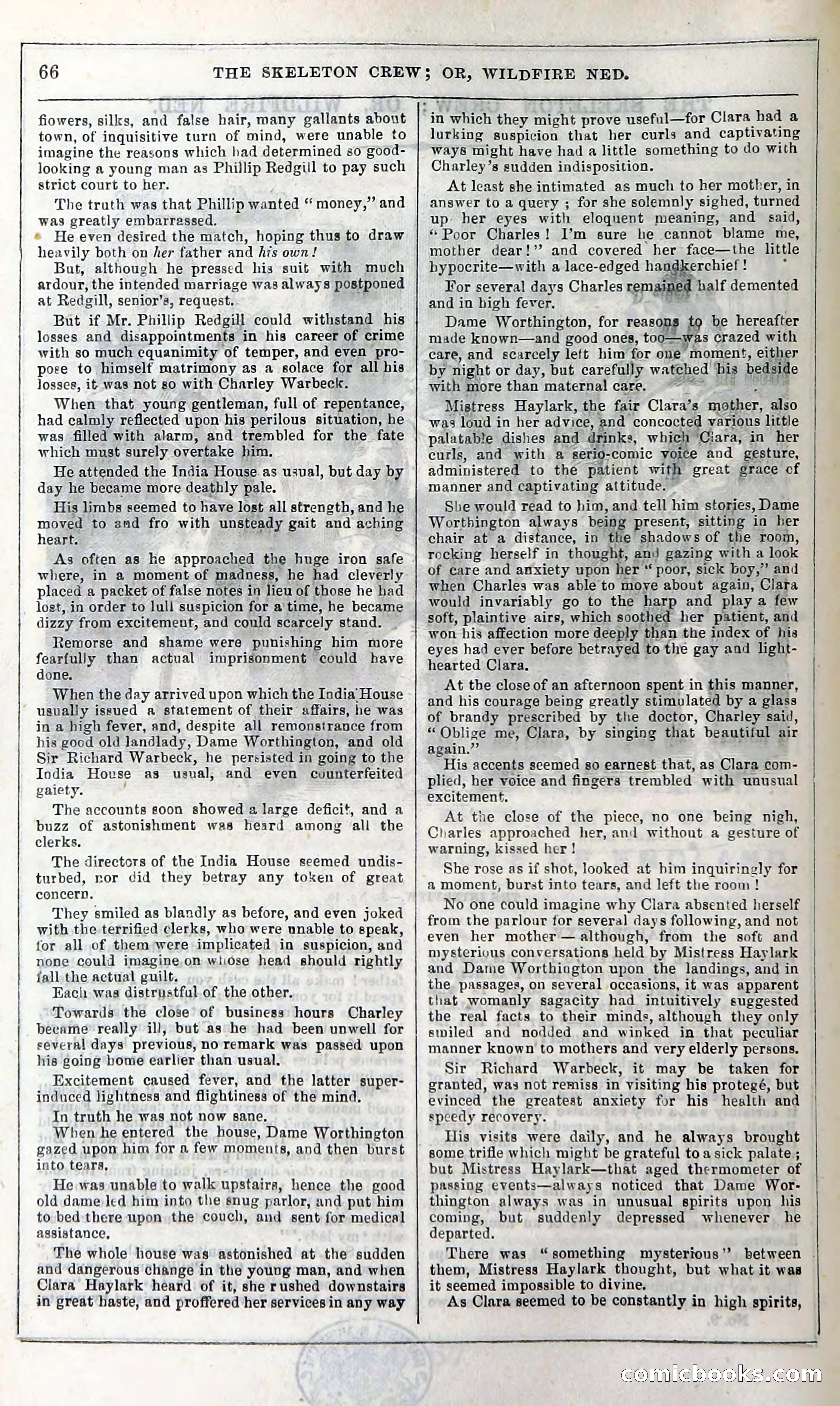 The Skeleton Crew; Or, Wildfire Ned — page 72 of 196