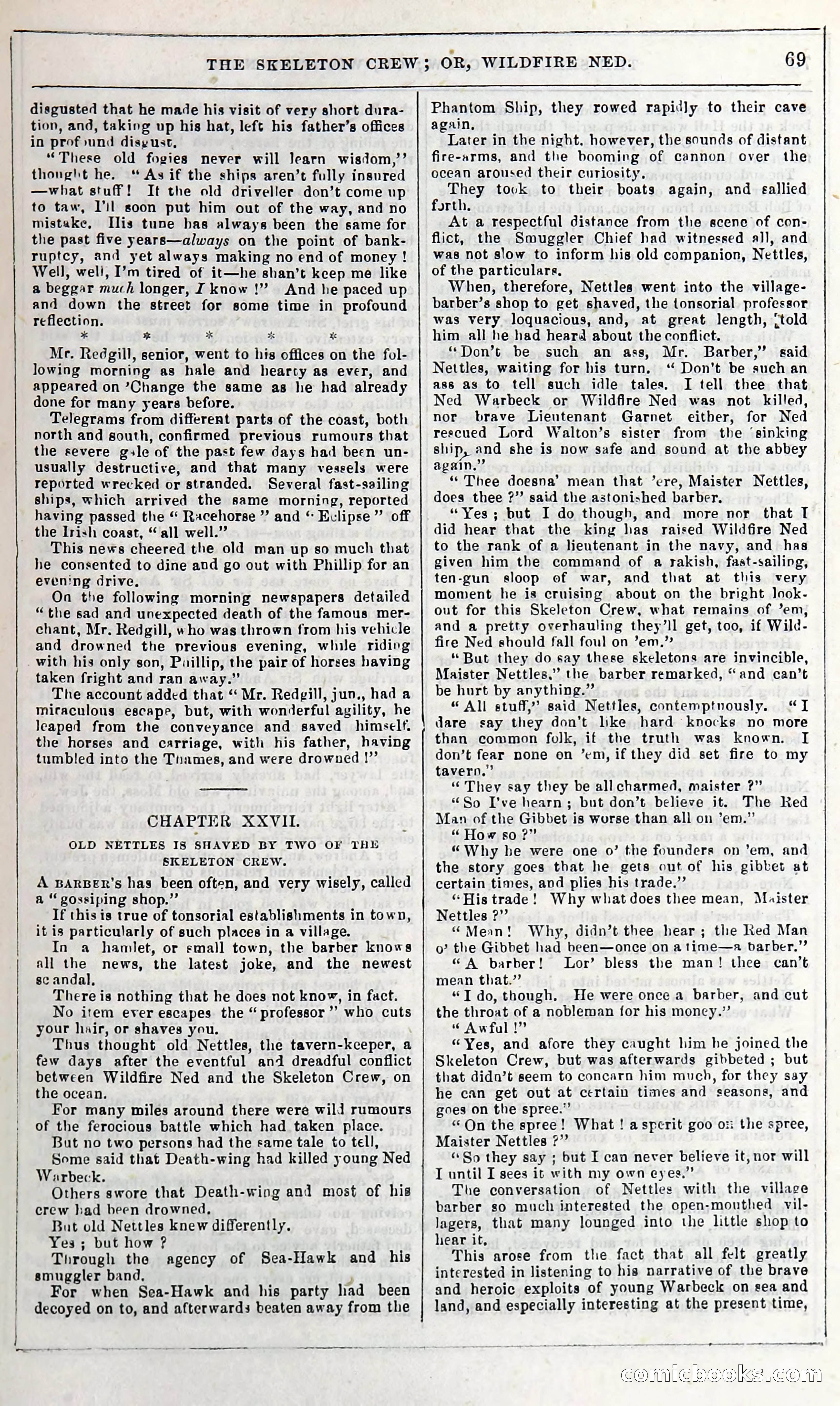 The Skeleton Crew; Or, Wildfire Ned — page 75 of 196