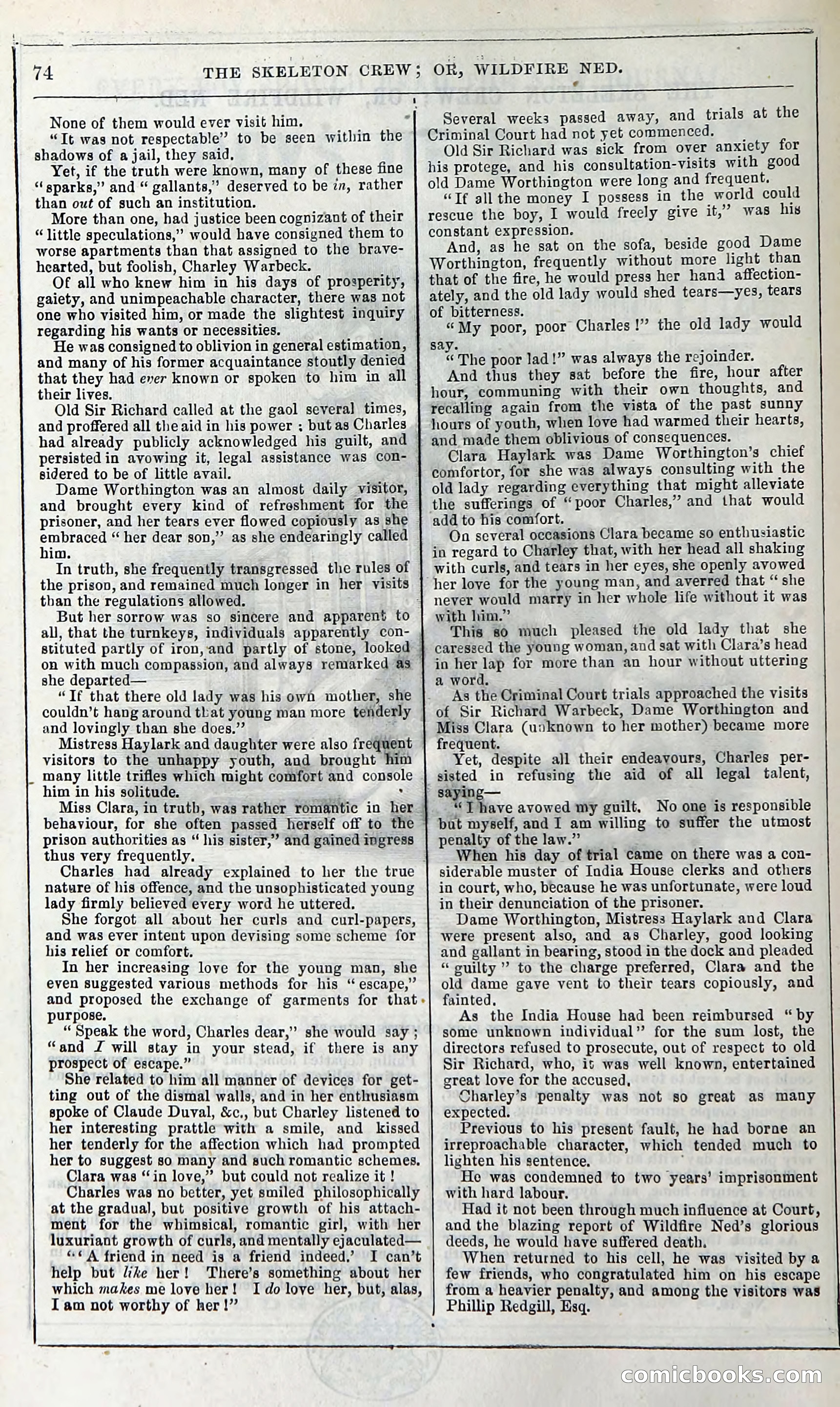 The Skeleton Crew; Or, Wildfire Ned — page 80 of 196
